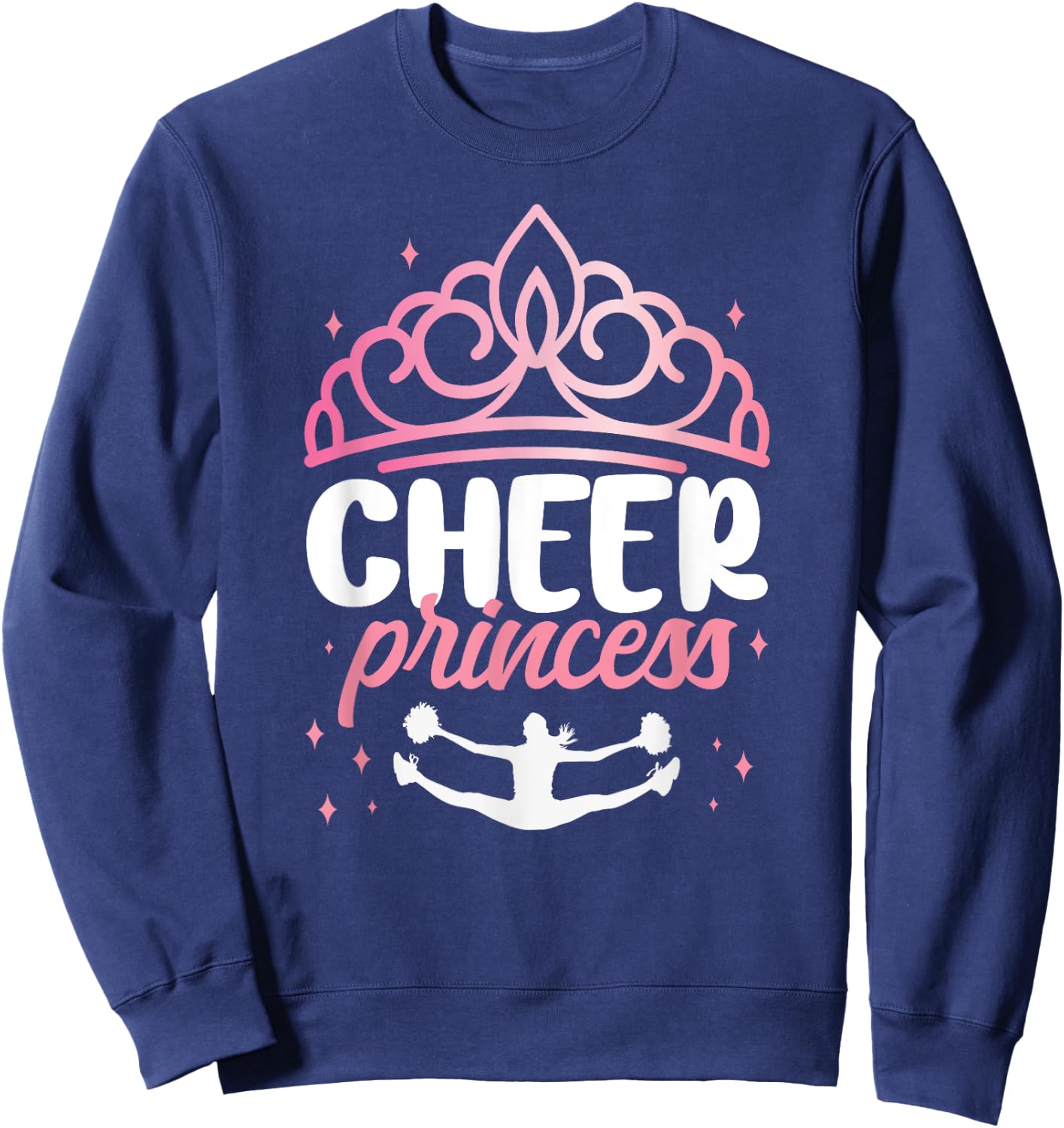 Cheer Cheerleading Cheer Princess Sweatshirt - Sweatshirt | Navy
