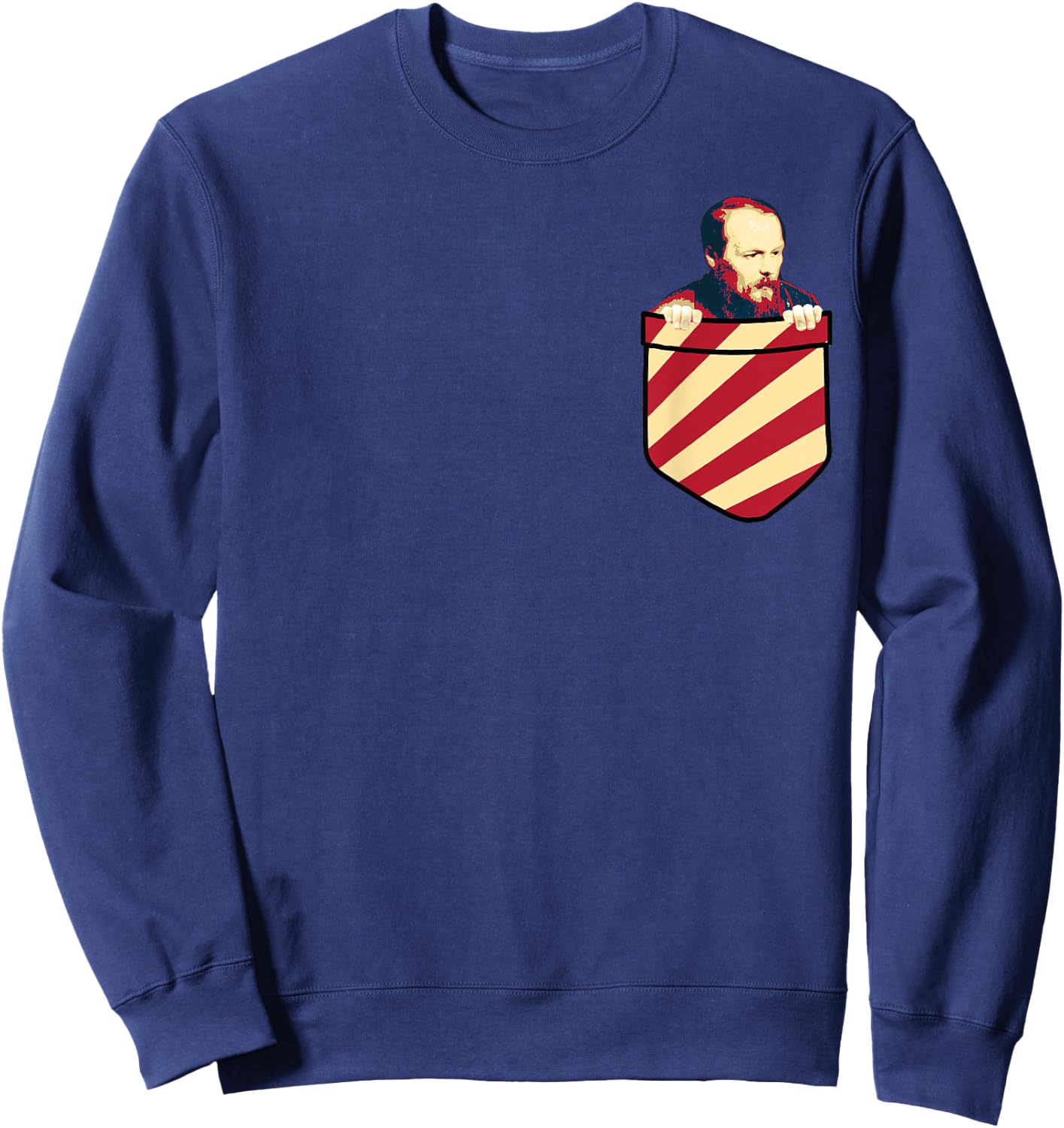 Fjodor Dostojewski famous Russian writer in Sweatshirt - Sweatshirt | Navy