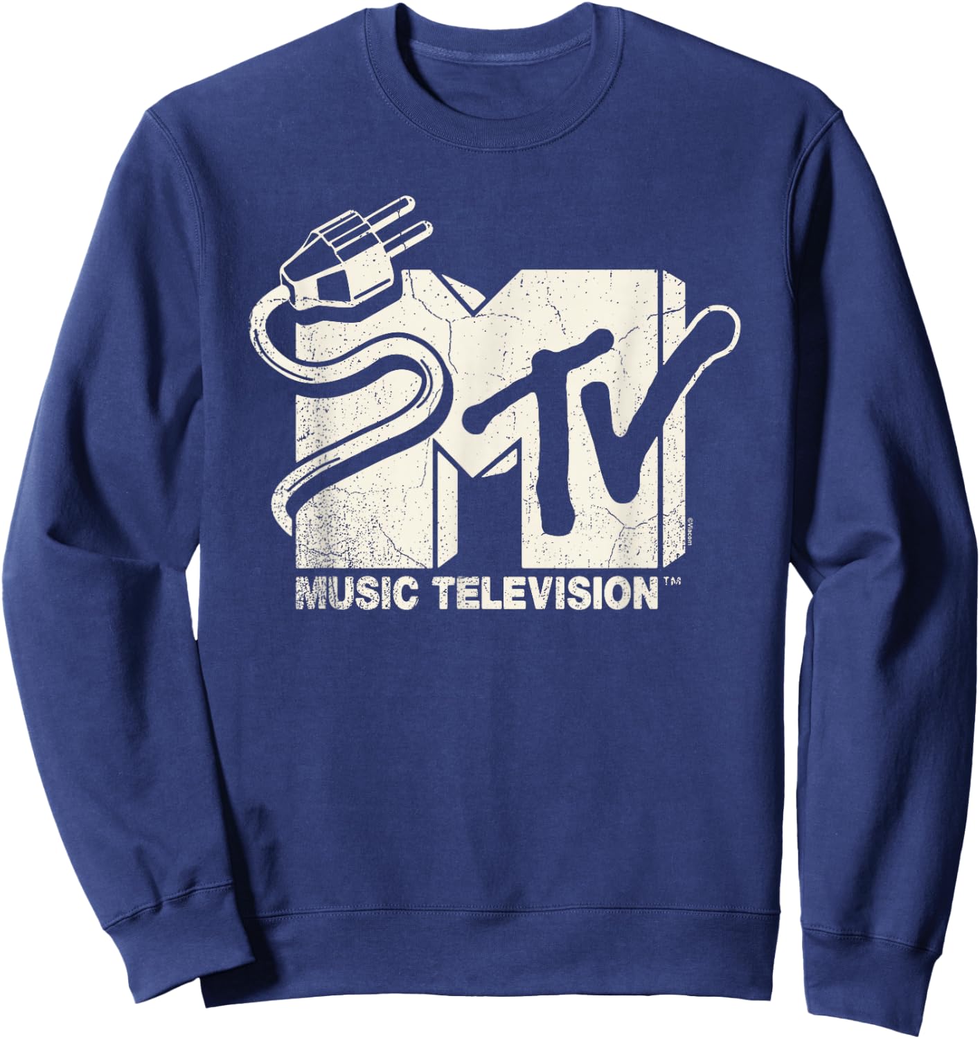 MTV Unplugged - Unplugged MTV Logo 2 Sweatshirt - Sweatshirt | Navy
