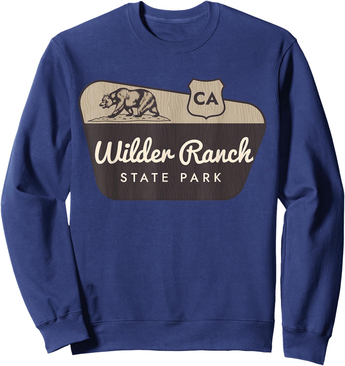 Wilder Ranch State Park California Welcome Sign Vacation Sweatshirt - Sweatshirt | Navy