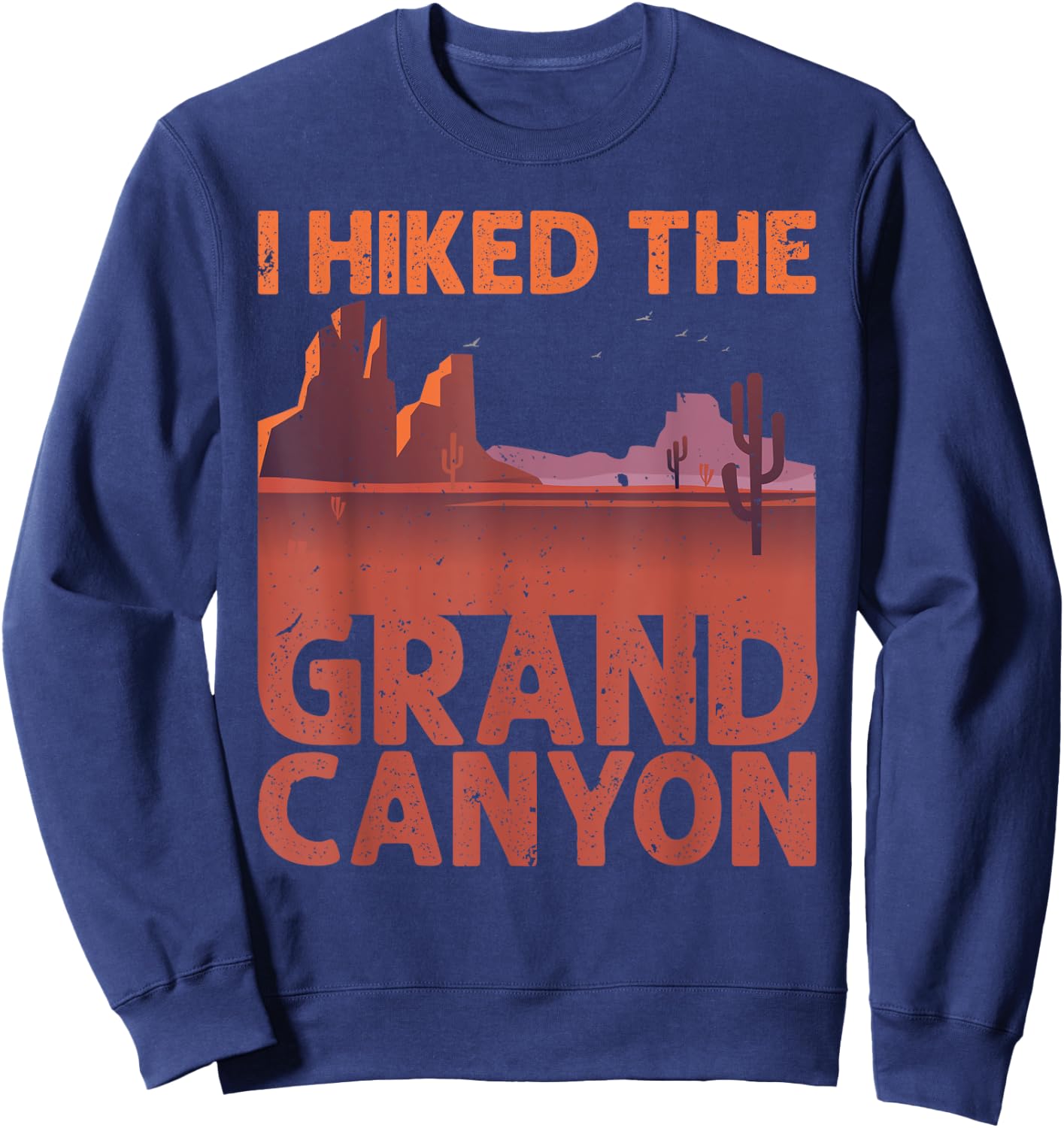 Cool Grand Canyon Women Hiking National Park Travel Sweatshirt - Sweatshirt | Navy