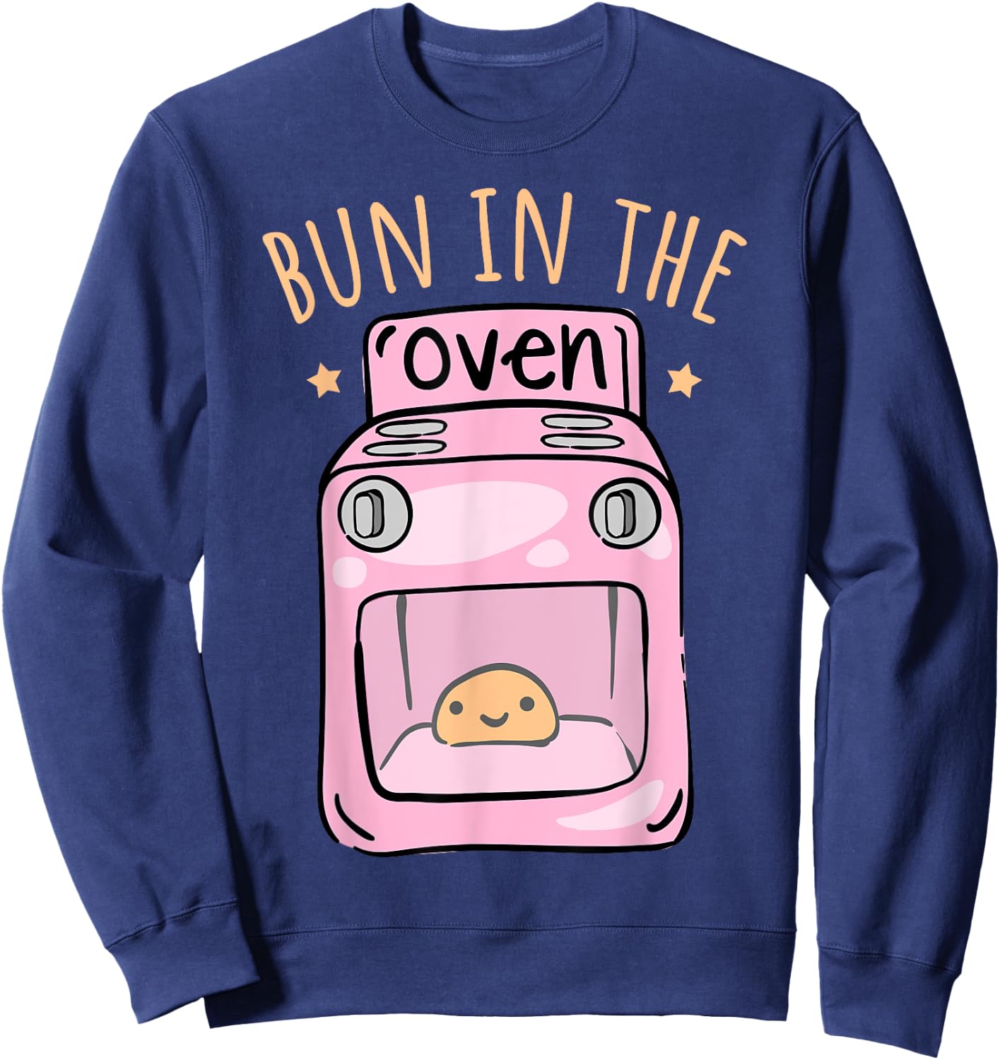 Bun In The Oven - Baby Announcement Sweatshirt - Sweatshirt | Navy