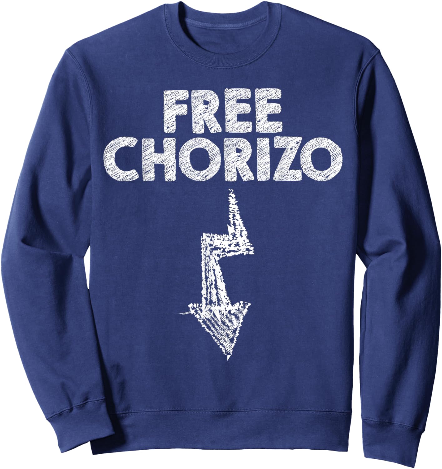 Free Chorizo Meaty Sausage Chorizo Sweatshirt - Sweatshirt | Navy