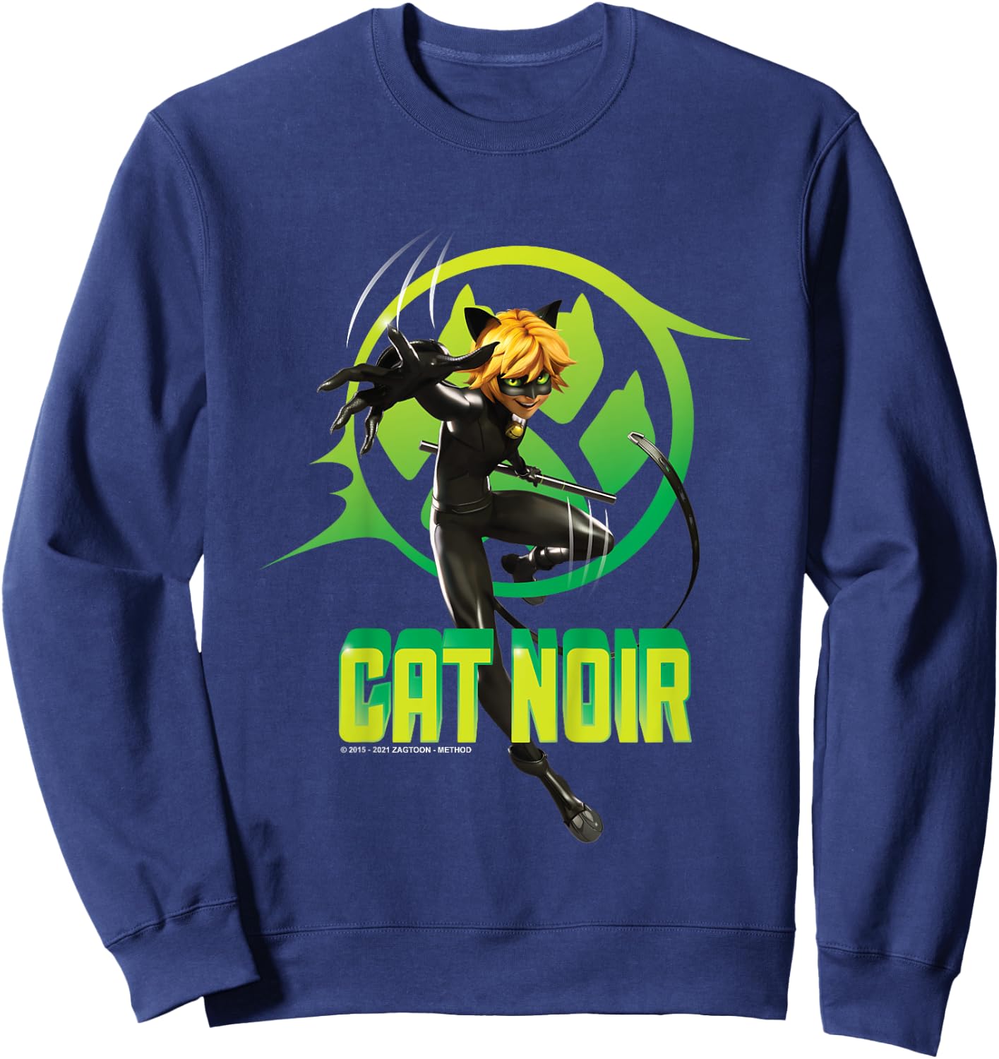 Miraculous Lady Bug - Cat Noir Sweatshirt - Sweatshirt | Navy