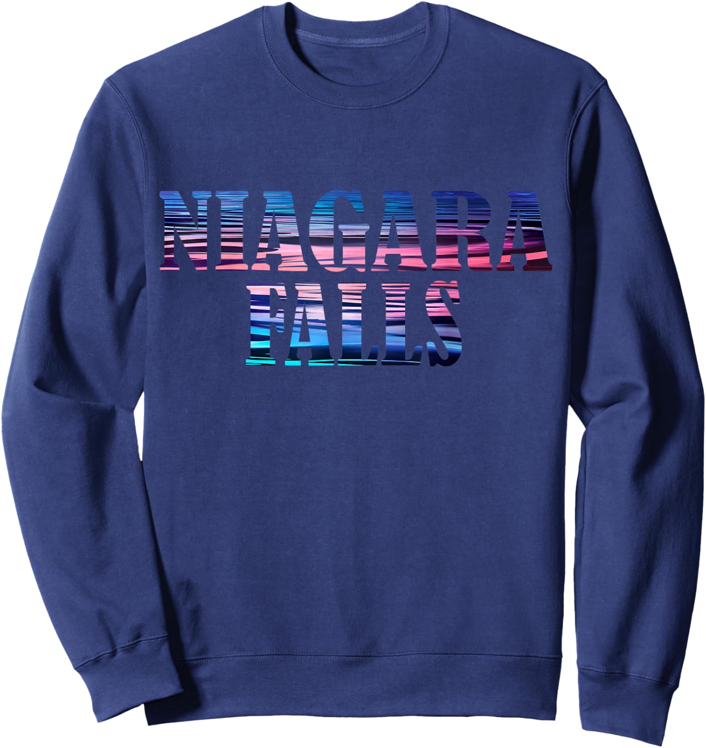 Niagara Falls Maple Leaf Canada Flag Canadian Pride Canada Sweatshirt - Sweatshirt | Navy