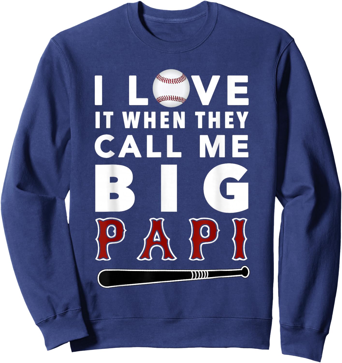 Big Papi Shirt Sweatshirt - Sweatshirt | Navy