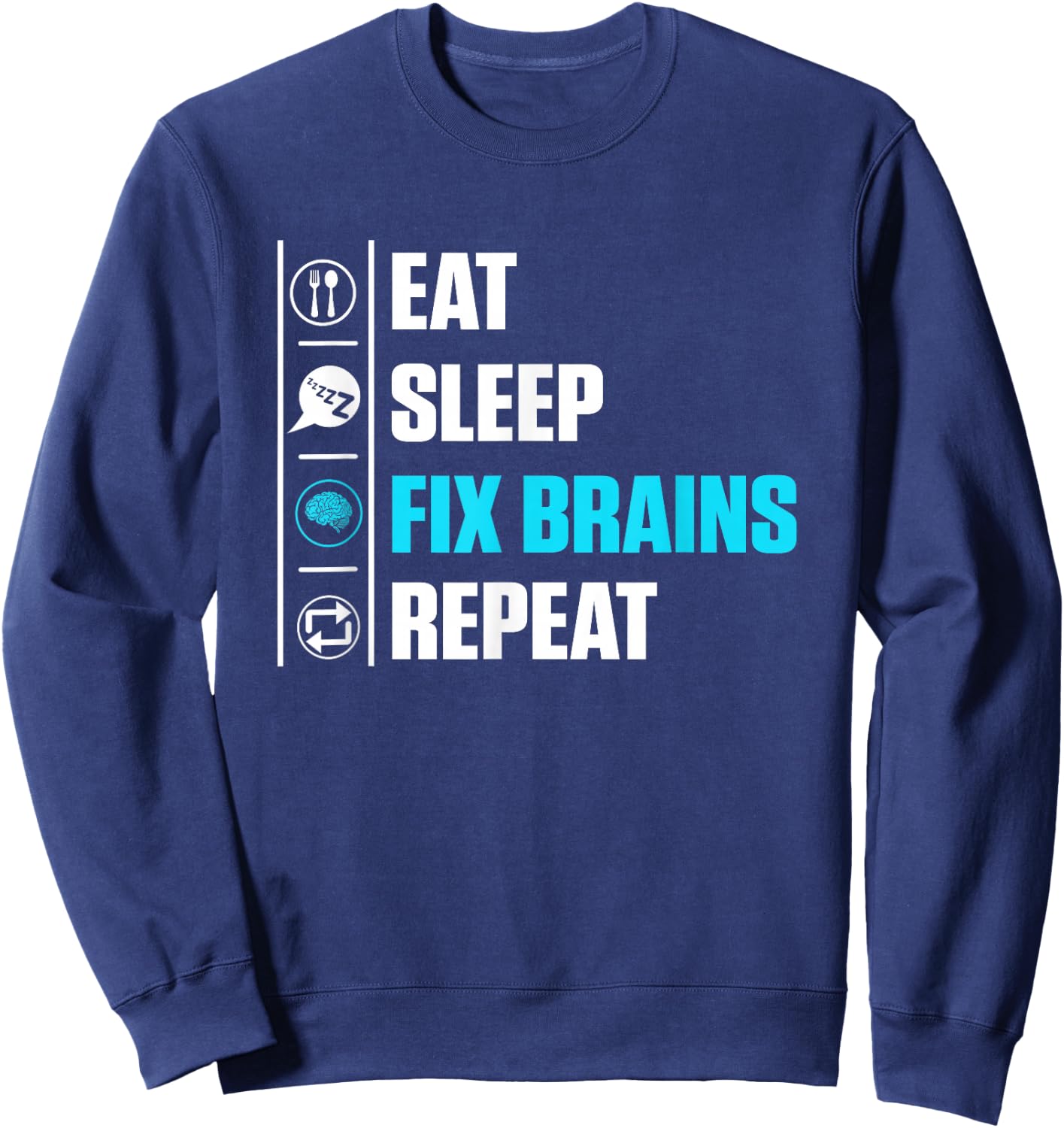 Neurosurgeon Gifts For Neurologists Neurosurgery Theme , Men's Black Short Sleeve Classic Fit , Small, Neurosurgery Sweatshirt - Sweatshirt | Navy