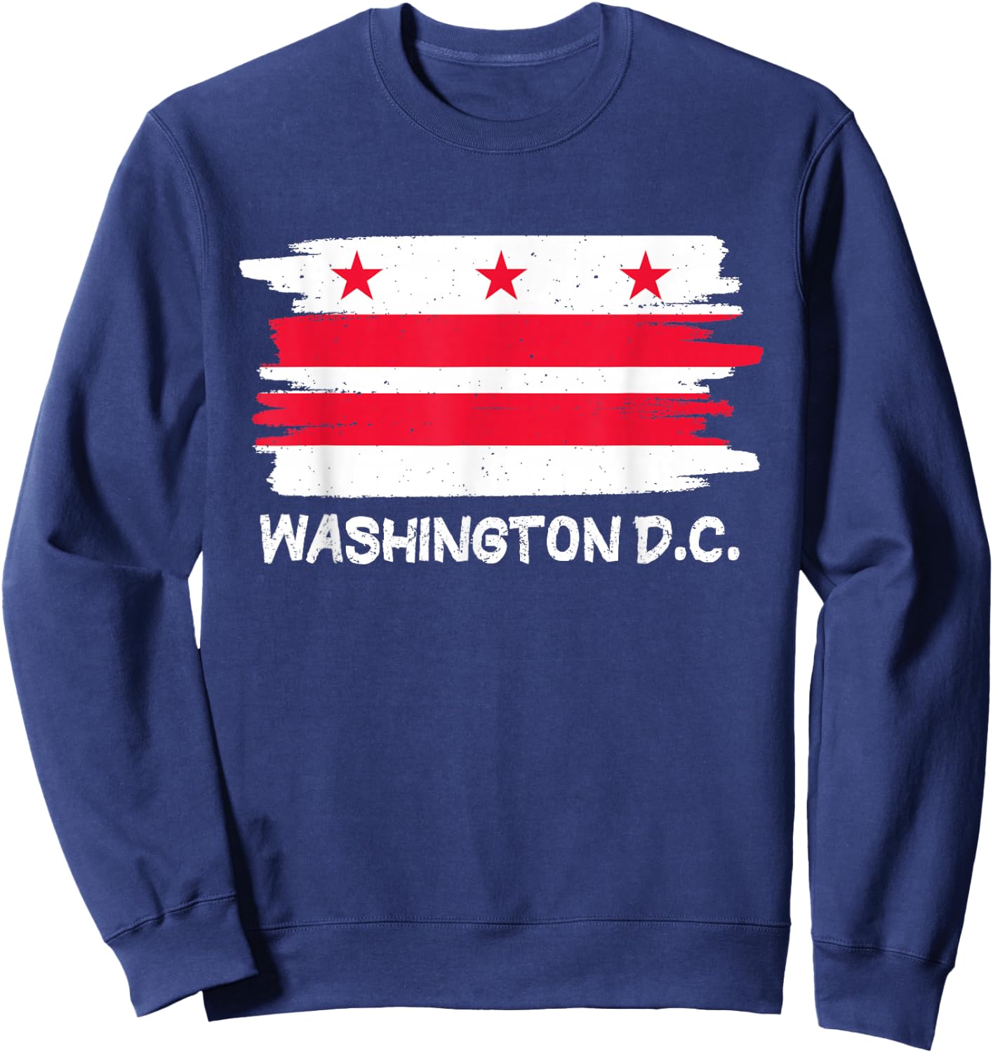Cool Washington D.C. Flag Sweatshirt - Sweatshirt | Navy