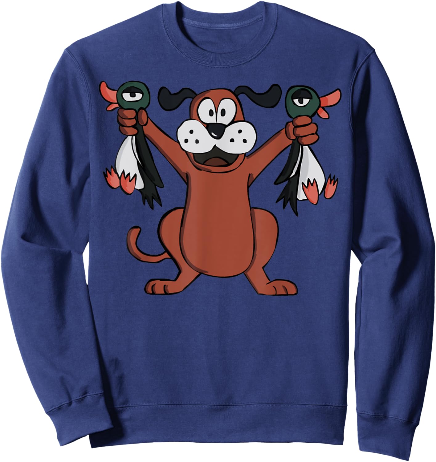 Classic Duck Hunting Video Game Designed Clothing for Gamer Sweatshirt - Sweatshirt | Navy