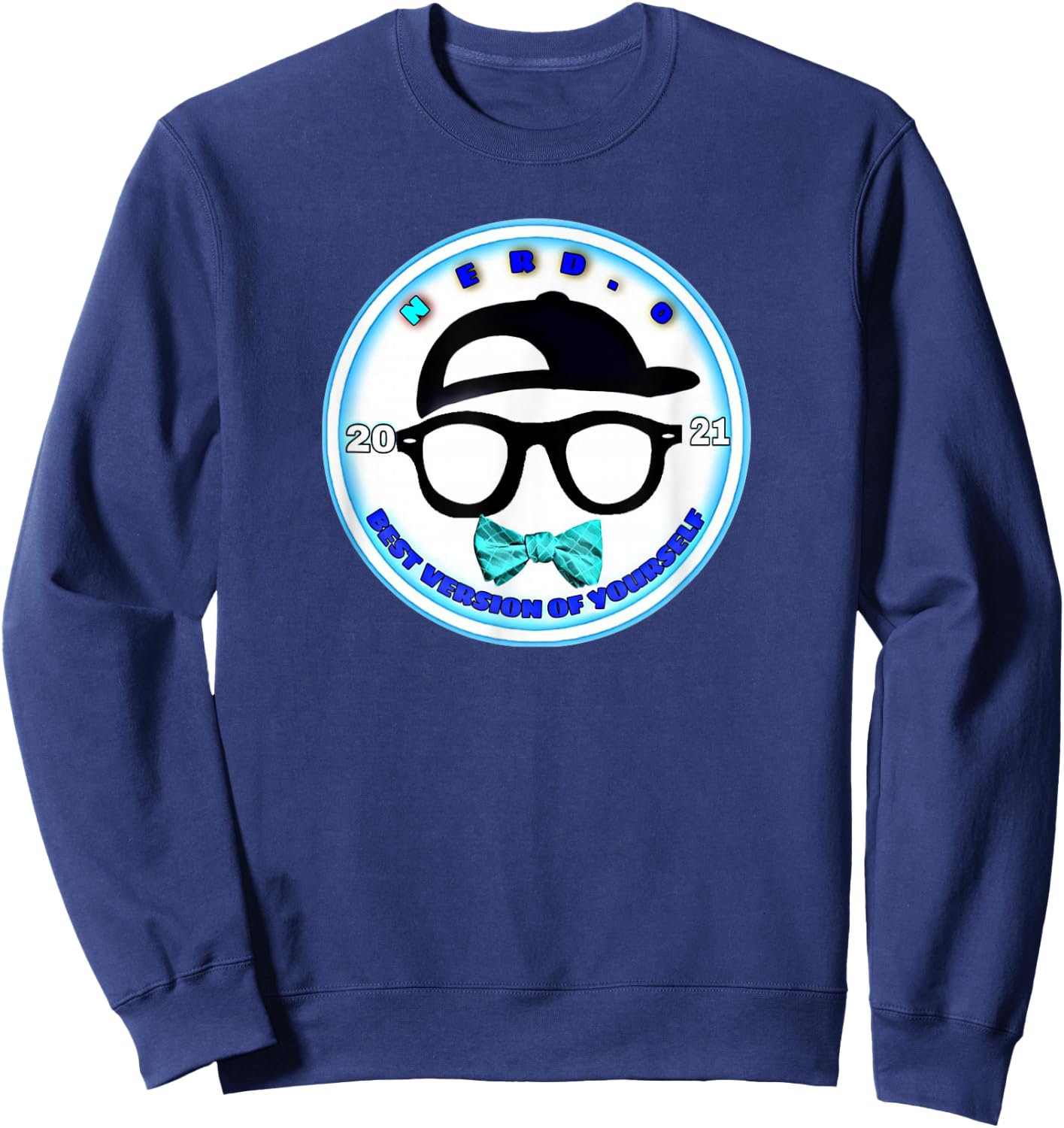 Nerd Version 2 Sweatshirt - Sweatshirt | Navy