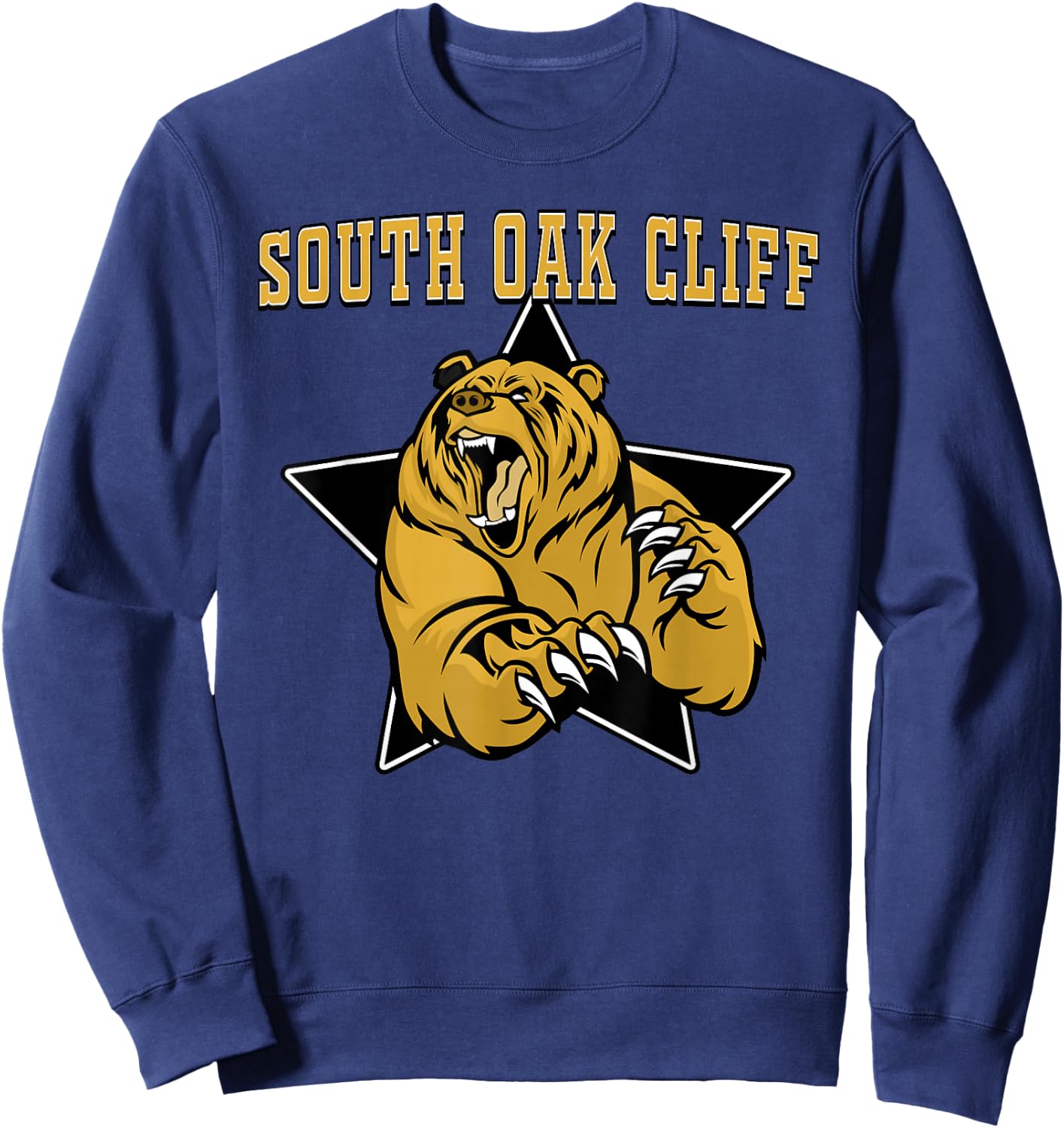 South Oak Cliff Bears High School Team Spirit Sweatshirt - Sweatshirt | Navy