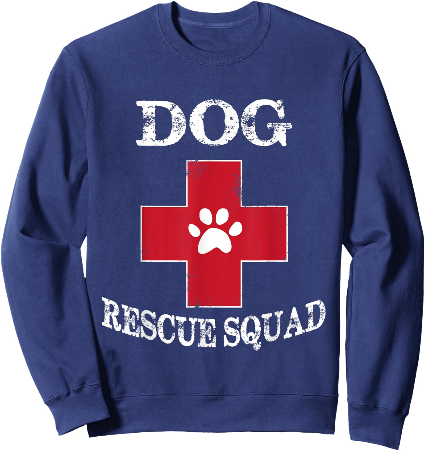 Dog Rescue Shirt - Dog Animal Rescue Squad T shirts Sweatshirt - Sweatshirt | Navy