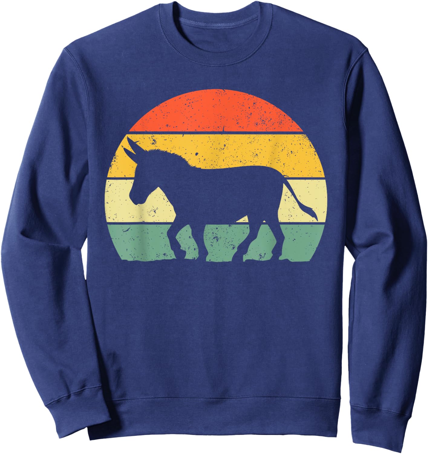 Cool Donkey Women Mule Horse Animal Lover Jackass Sweatshirt - Sweatshirt | Navy