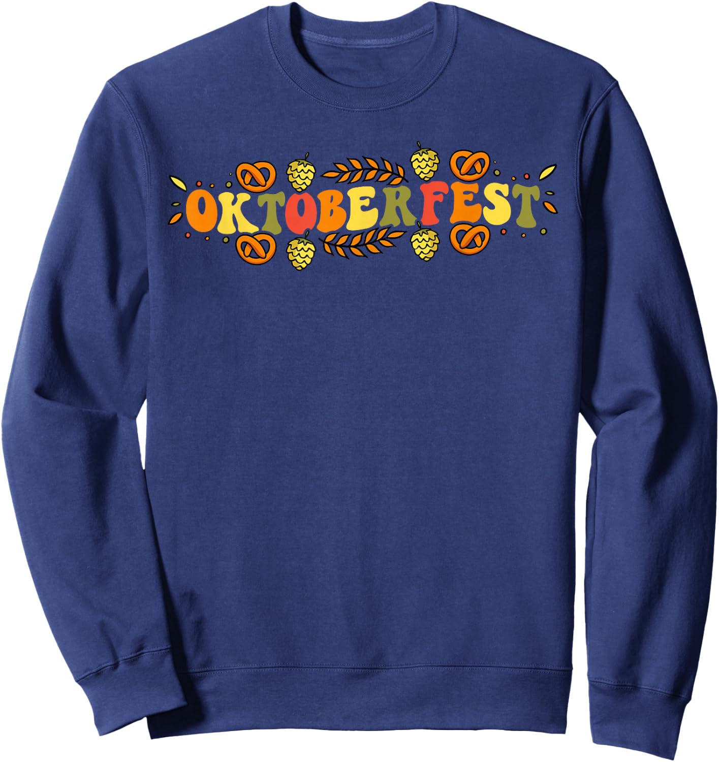 Oktoberfest German Things Cute Bavarian Festival Costume Sweatshirt - Sweatshirt | Navy