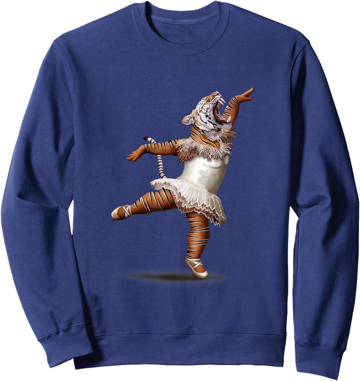 Tutu Ballerina Tiger Sweatshirt - Sweatshirt | Navy
