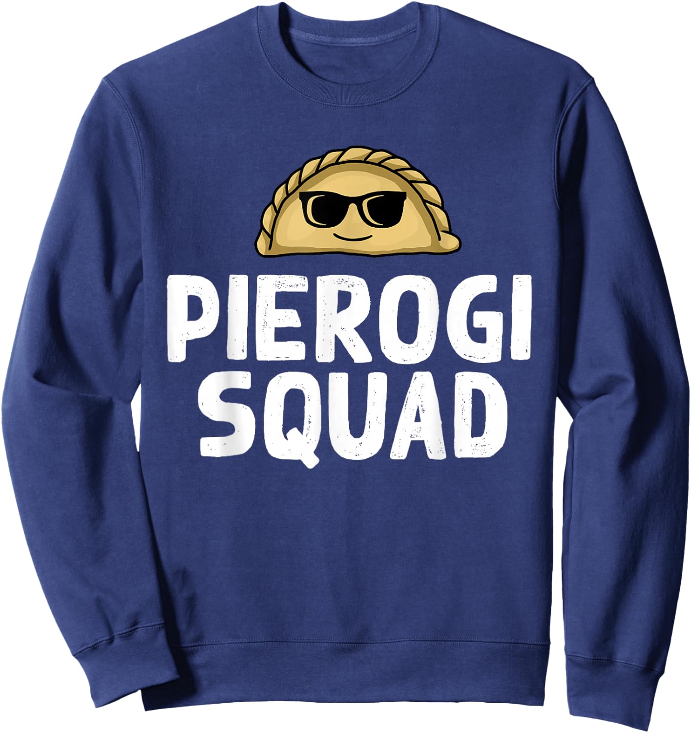 Funny Pierogi Women Polska Food Polish Pride Poland Sweatshirt - Sweatshirt | Navy