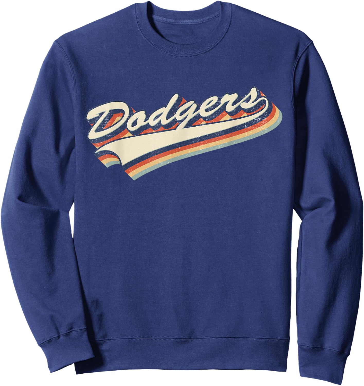 Vintage Dodgers Name Retro Style 70s 80s 90s Gift Men Women Sweatshirt - Sweatshirt | Navy