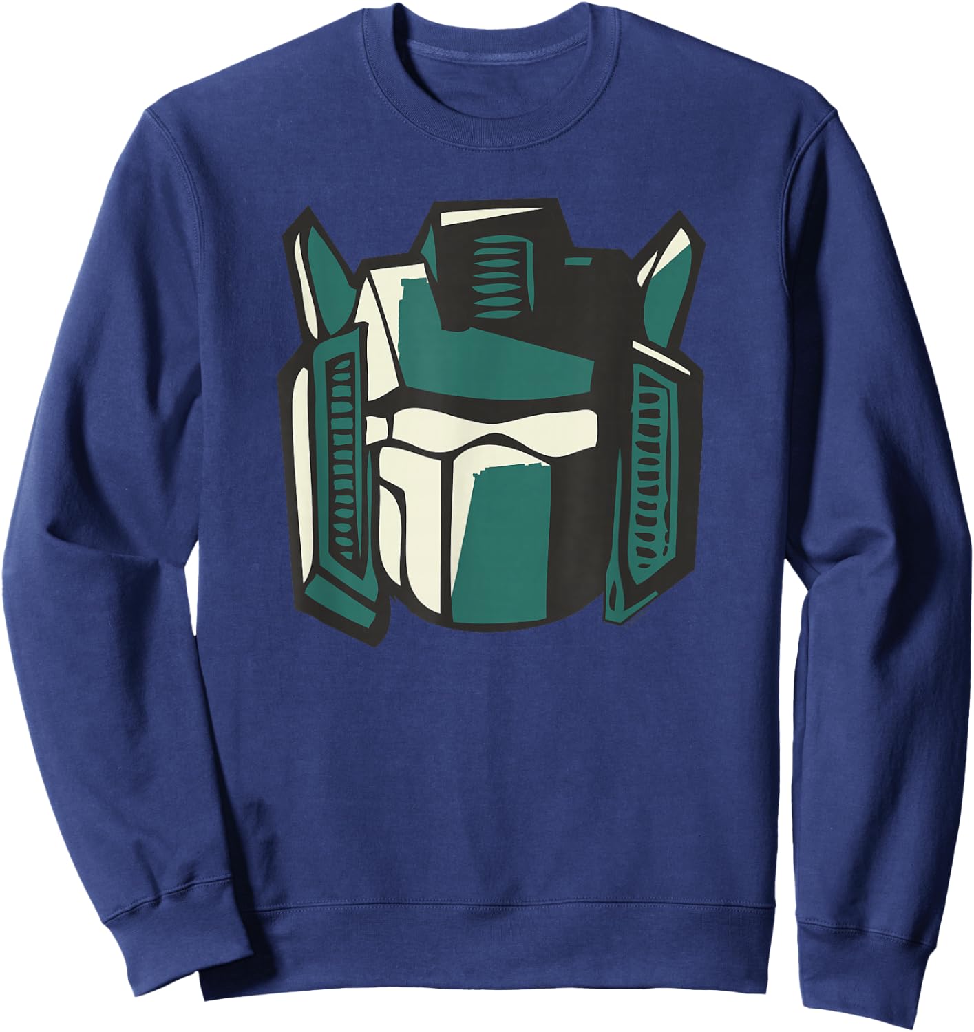 Transformers Grimlock Big Head Japanese Style Logo Sweatshirt - Sweatshirt | Navy
