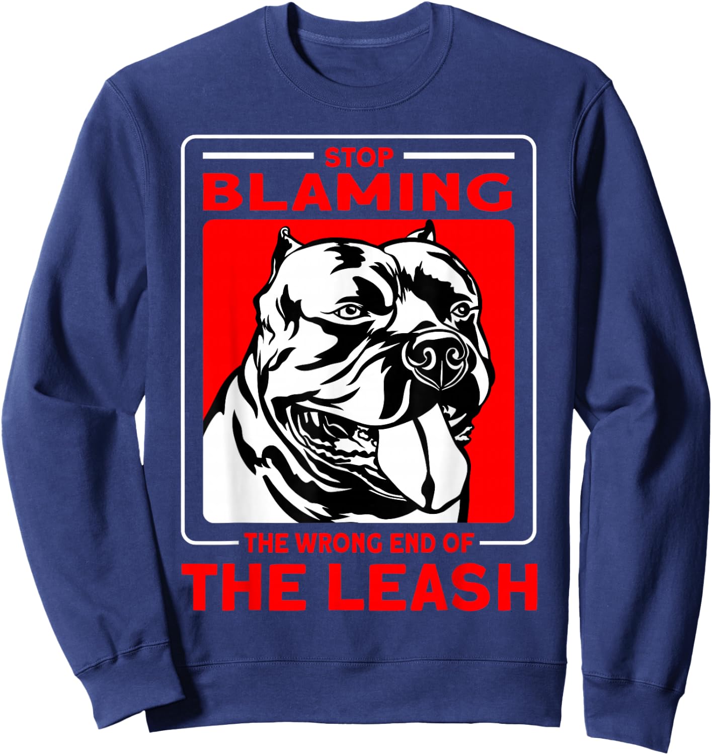 Bully Pitbull Puppies Apparel Mom American Bully Sweatshirt - Sweatshirt | Navy