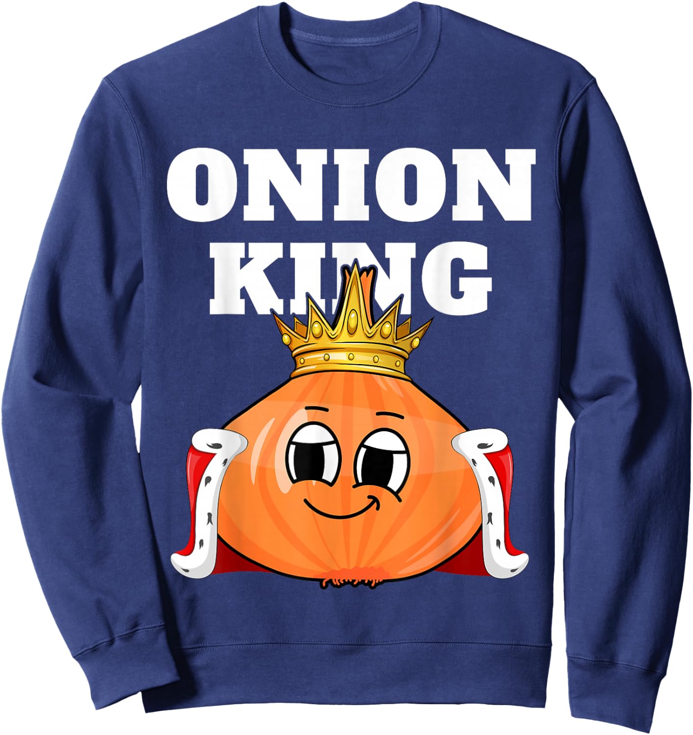 Onion King | Onion | Boys Onion Sweatshirt - Sweatshirt | Navy