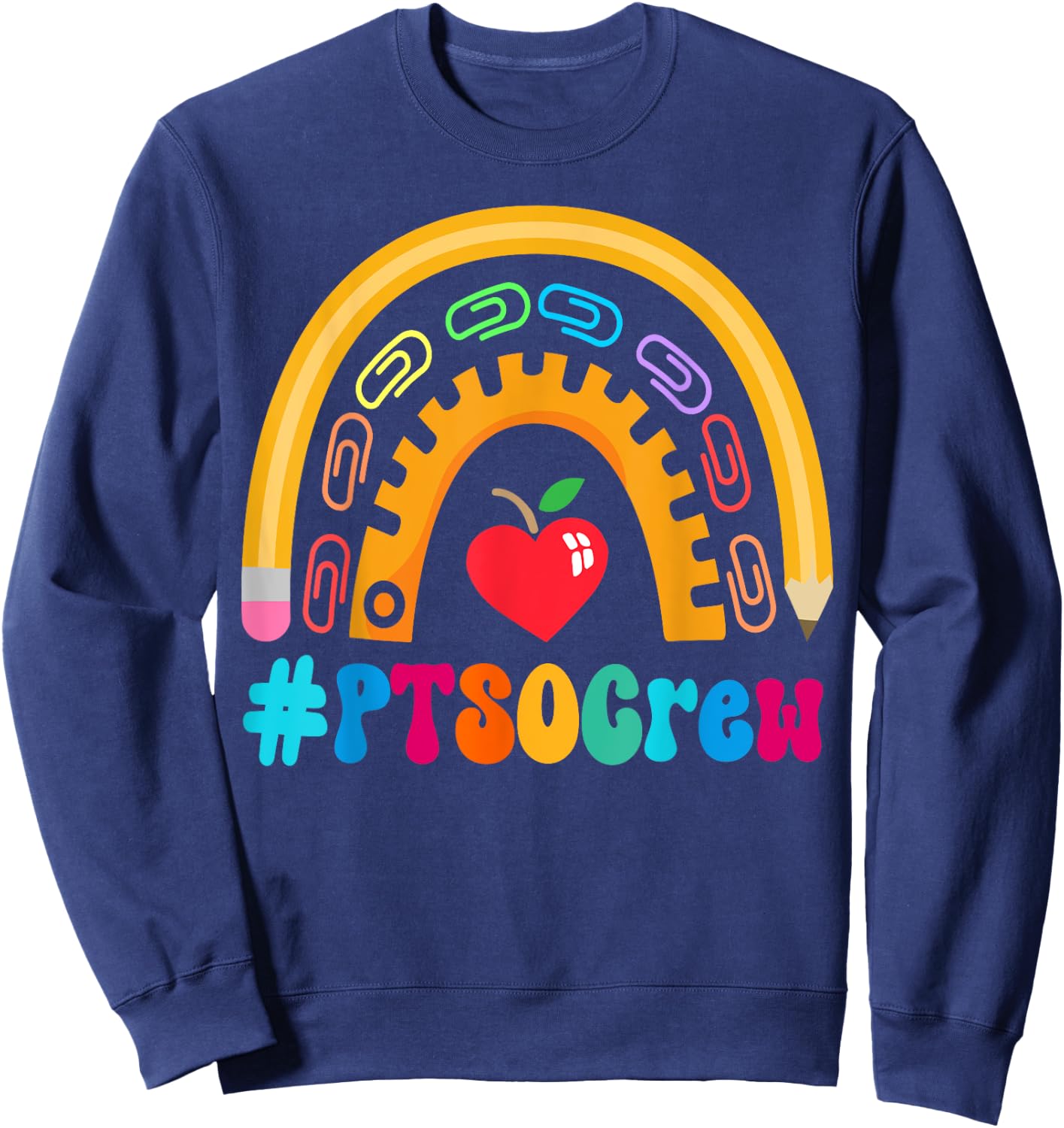 PTSO Crew Appreciation Week Back to School Sweatshirt - Sweatshirt | Navy