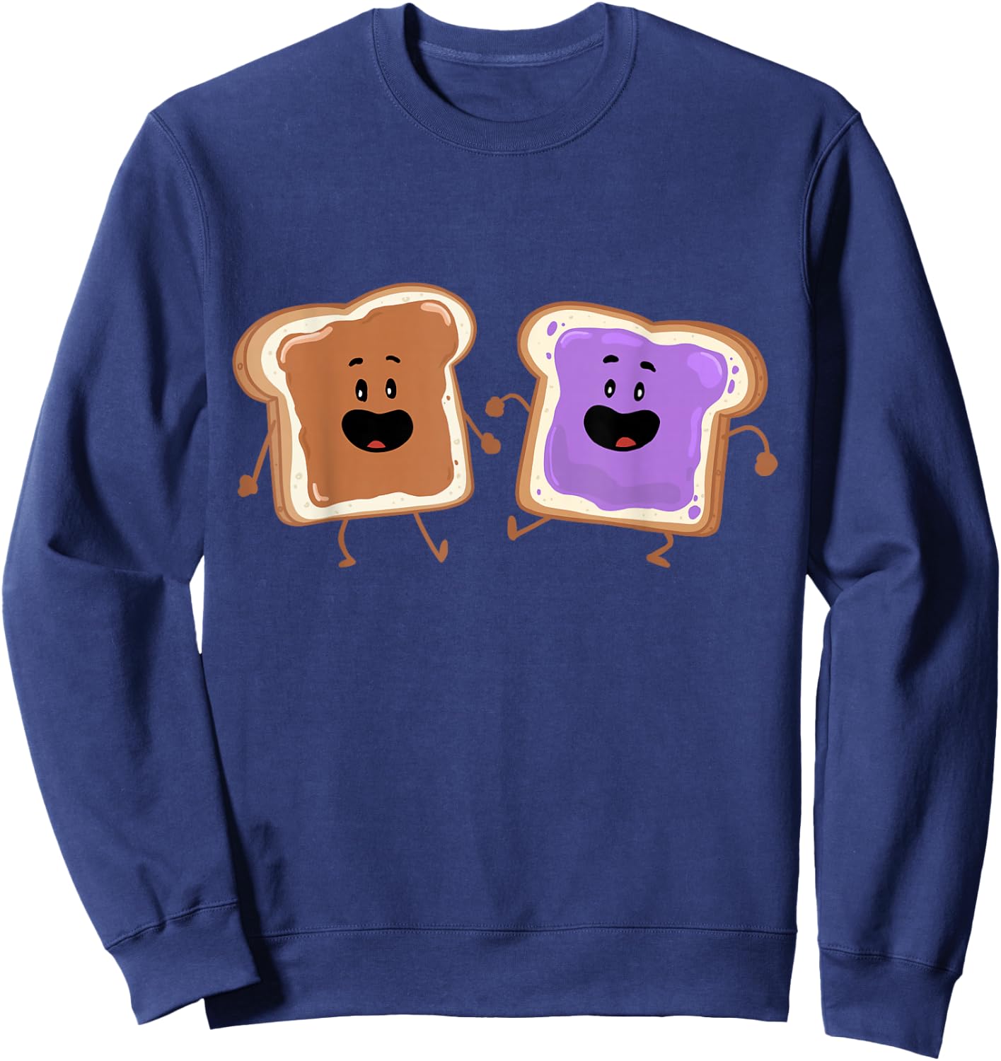 Peanut Butter and Jelly Sweatshirt - Sweatshirt | Navy