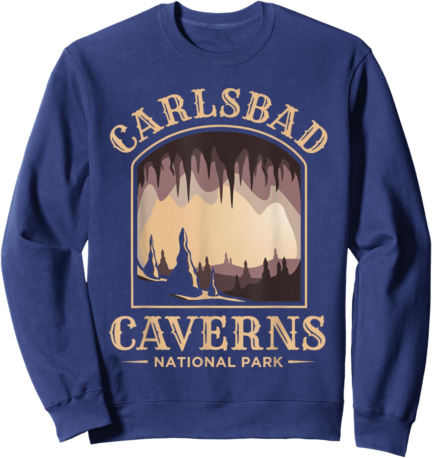 Carlsbad Caverns National Park US New Mexico Sweatshirt - Sweatshirt | Navy