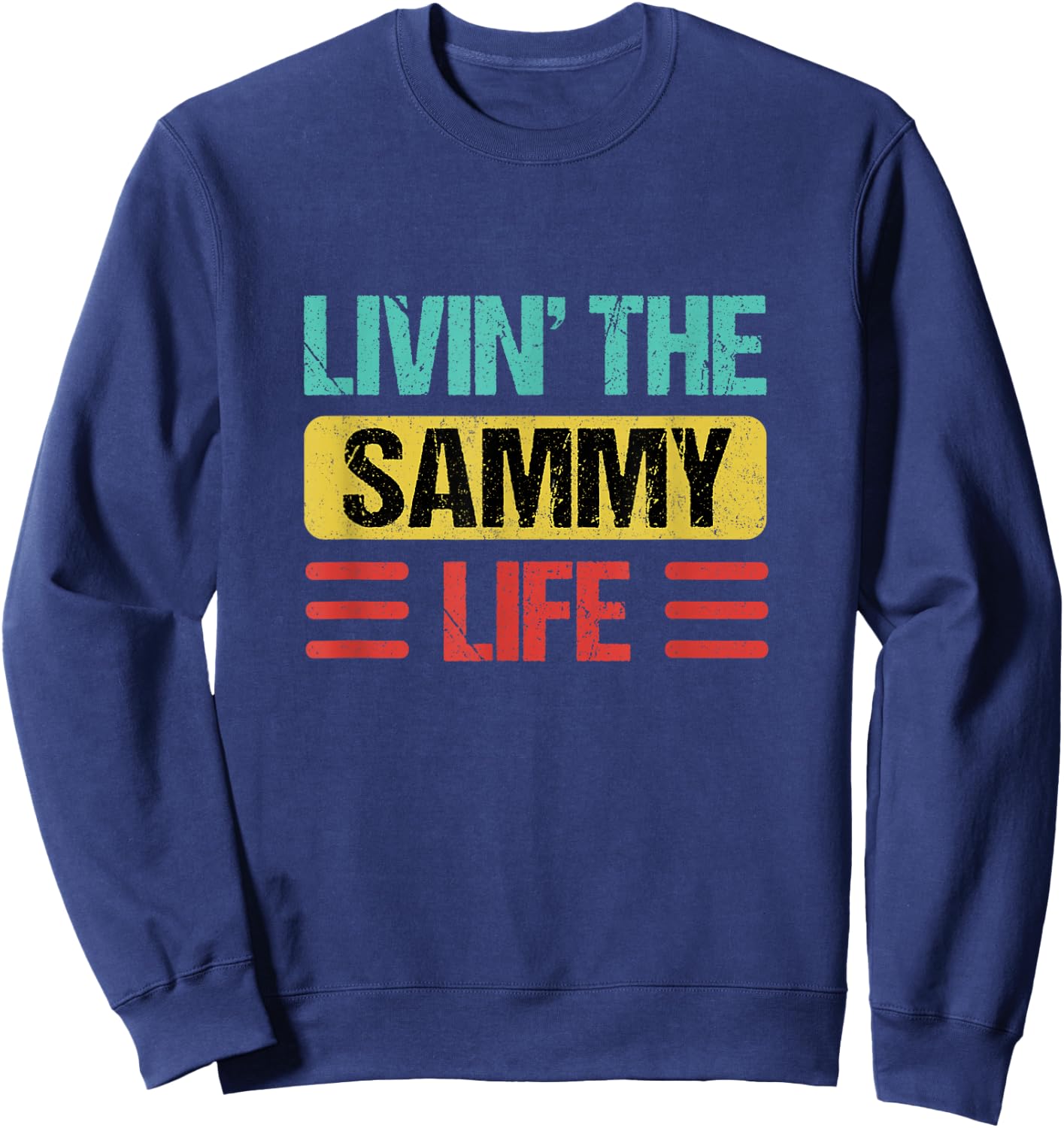 Sammy Name Sweatshirt - Sweatshirt | Navy