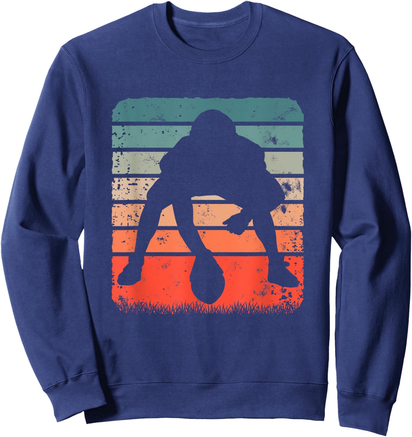 American Football Snap Pose Sweatshirt - Sweatshirt | Navy