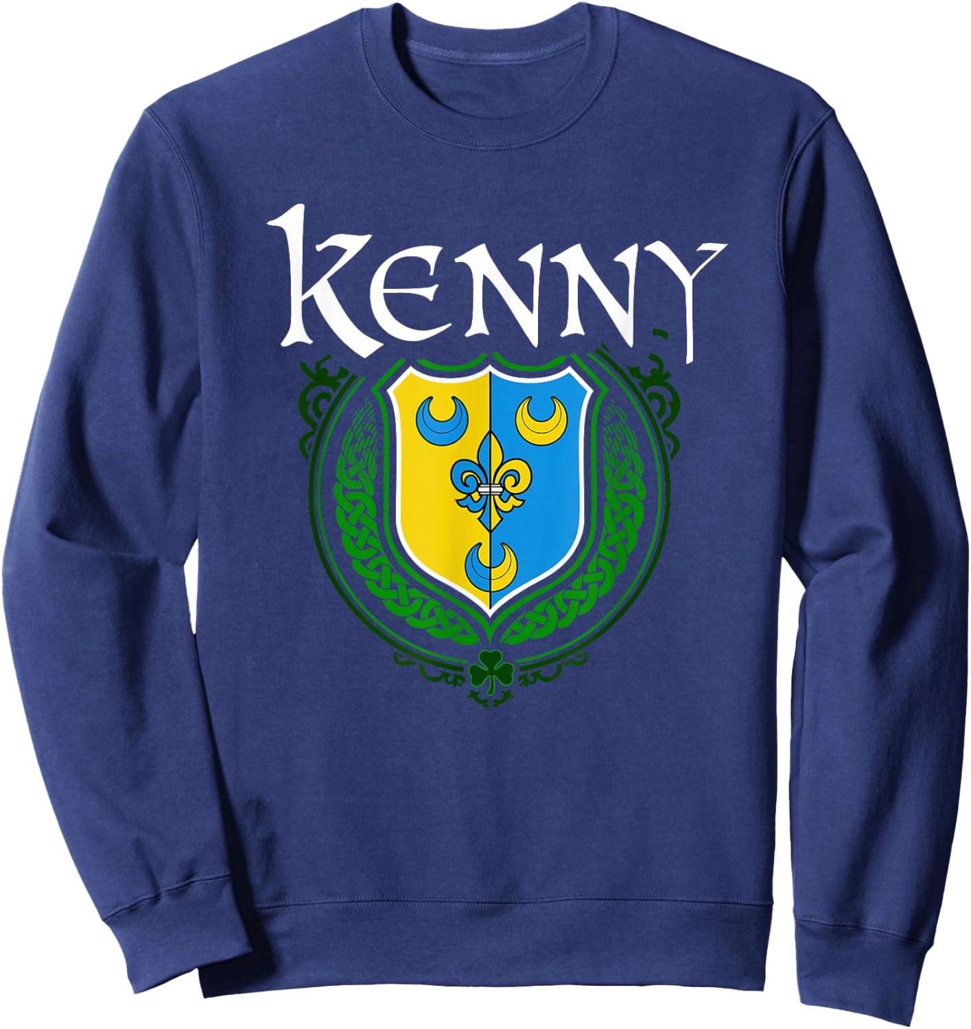Kenny Surname Irish Clan Tartan Badge Ireland Sweatshirt - Sweatshirt | Navy
