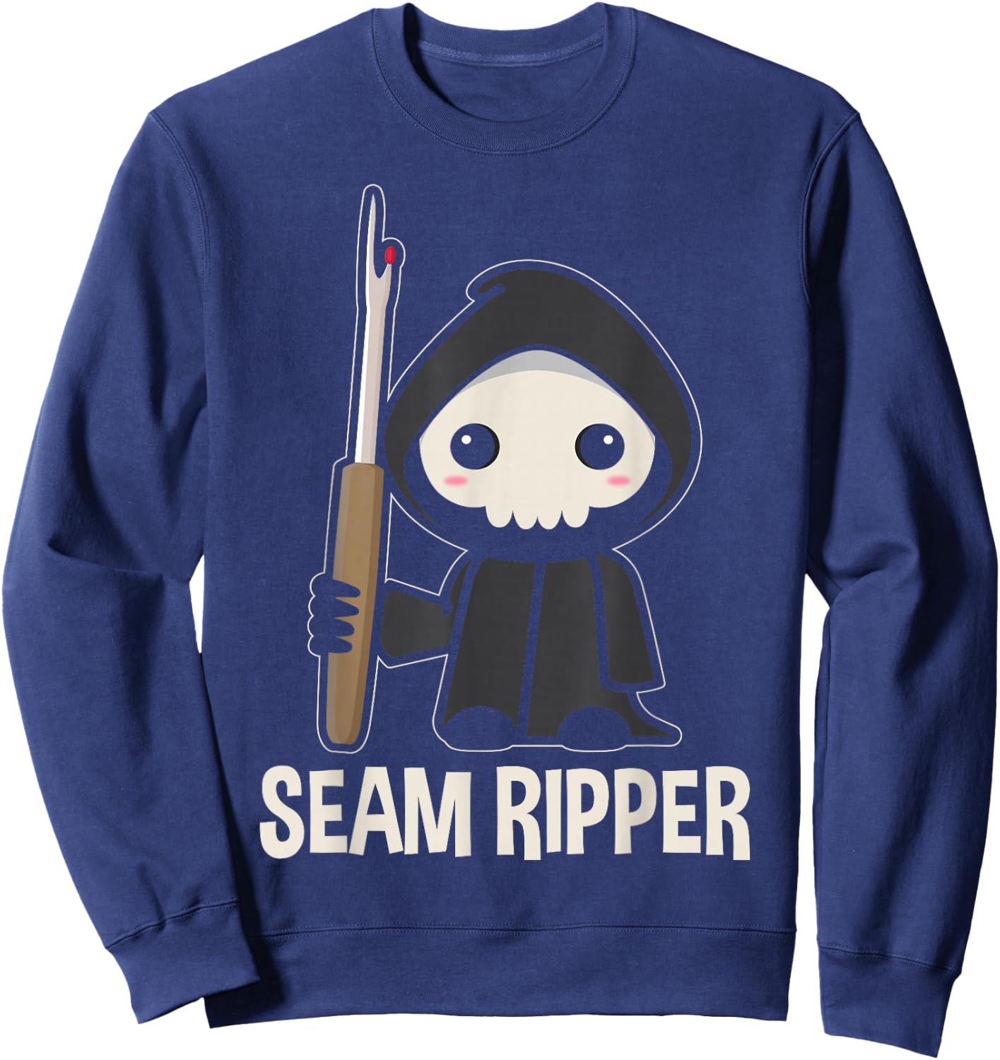 Quilting Funny Sewing Seamstress Sweatshirt - Sweatshirt | Navy