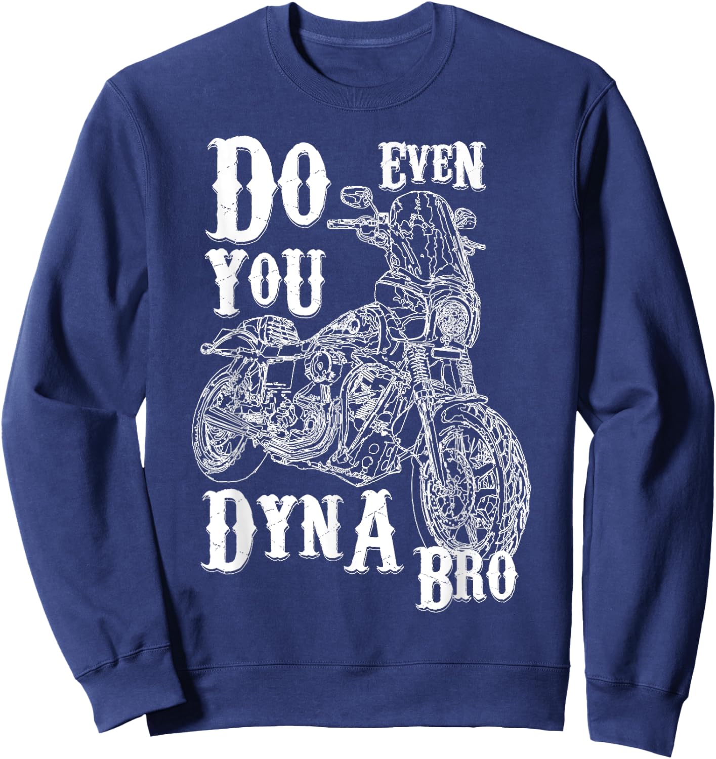 Motorcycle Lover Club style Retro Vintage Motorcycle Rider Sweatshirt - Sweatshirt | Navy