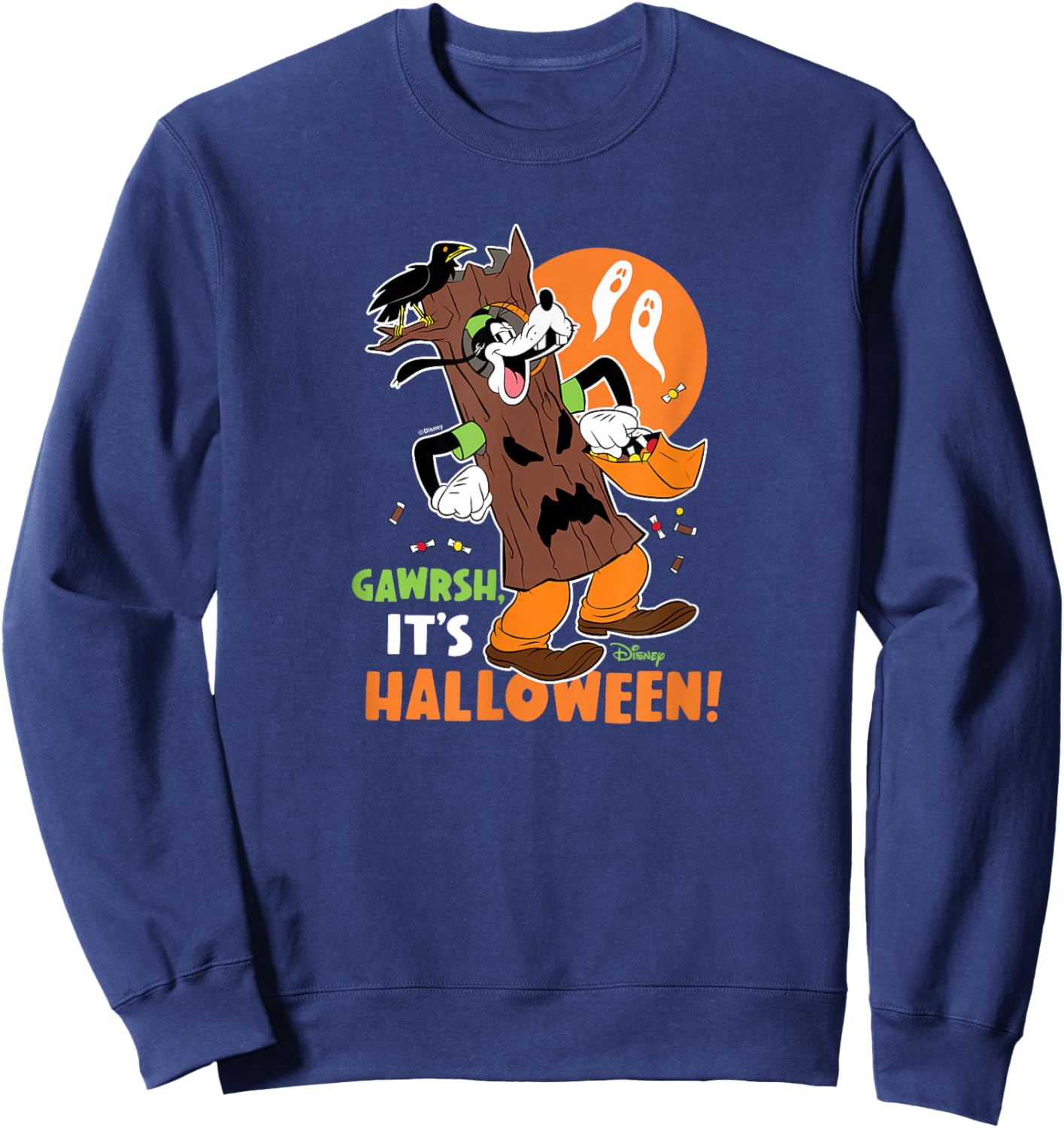 Disney - Goofy Gawrsh It's Halloween Sweatshirt - Sweatshirt | Navy