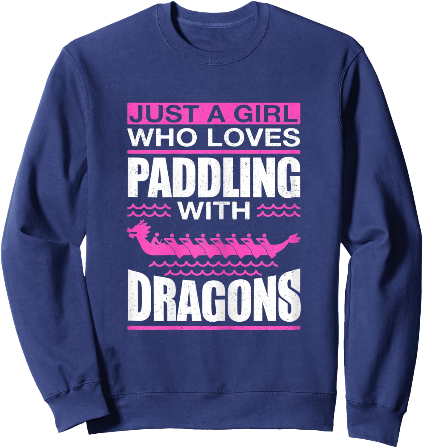 Dragon Boat Racing Paddling & Dragonboat Sweatshirt - Sweatshirt | Navy