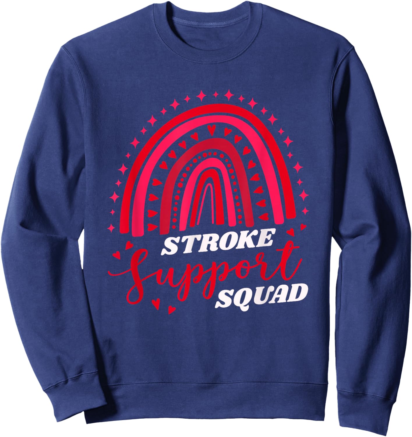 Stroke Support Squad, Stroke Survivor Team Sweatshirt - Sweatshirt | Navy