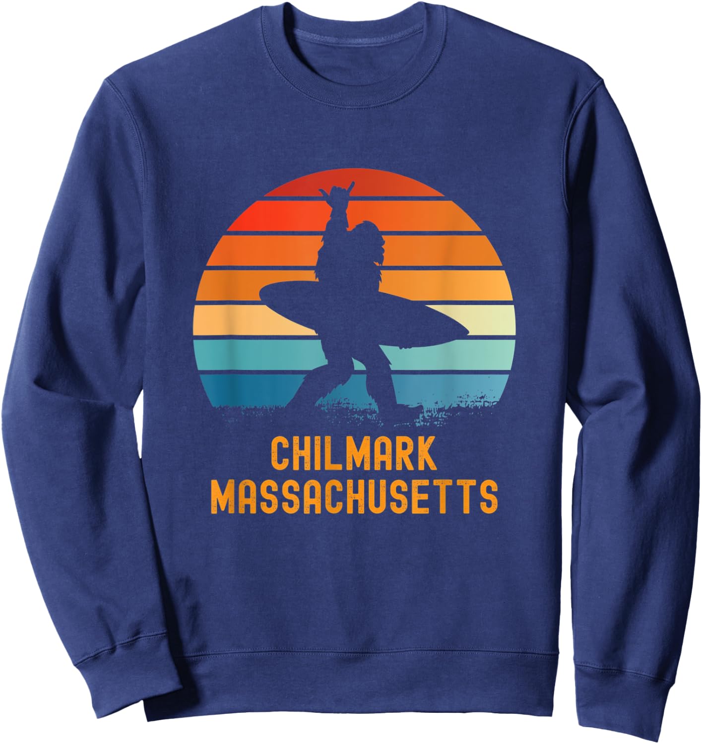 Chilmark - Massachusetts Sasquatch Souvenir Sweatshirt - Sweatshirt | Navy