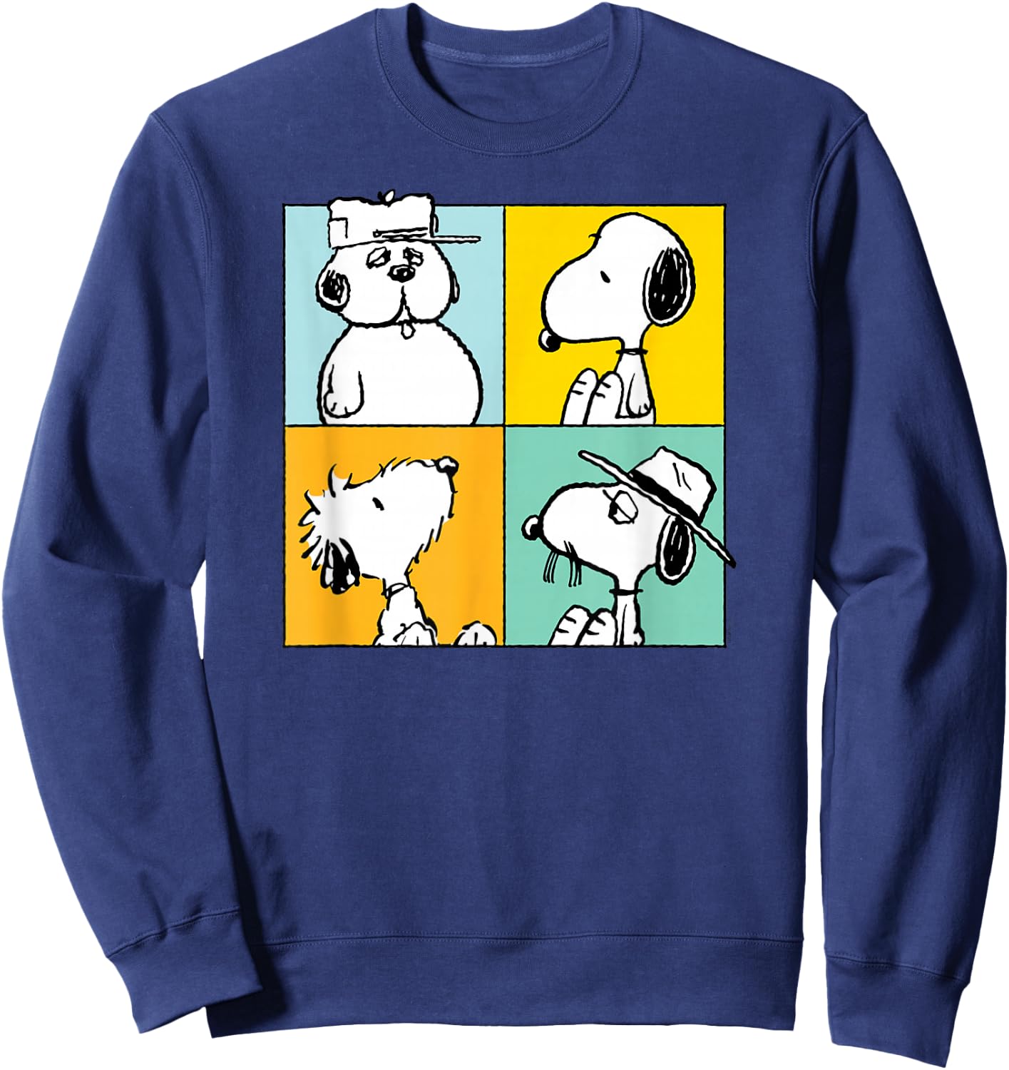 Peanuts Snoopy Siblings Sweatshirt - Sweatshirt | Navy