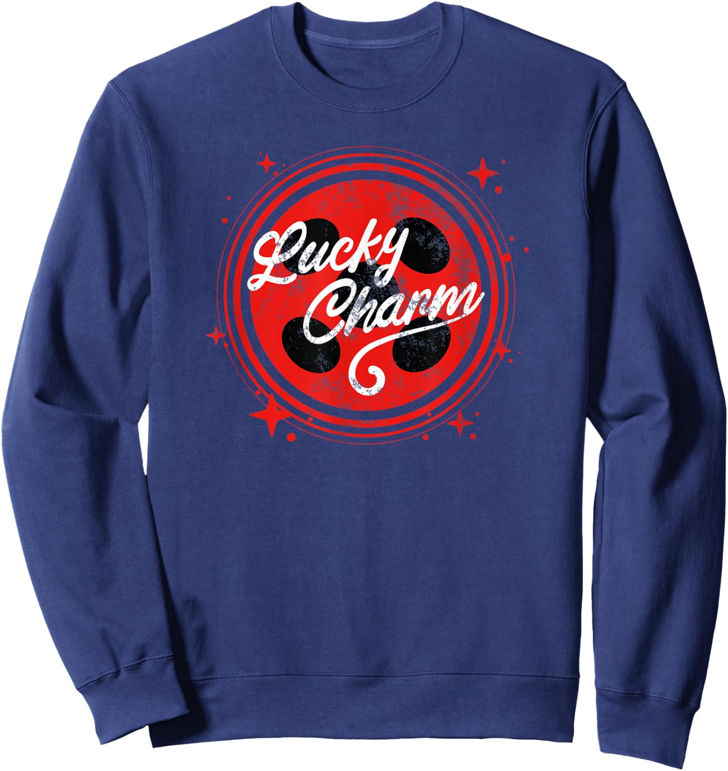 Miraculous Ladybug Vintage Collection Lucky Charm Sweatshirt - Sweatshirt | Navy