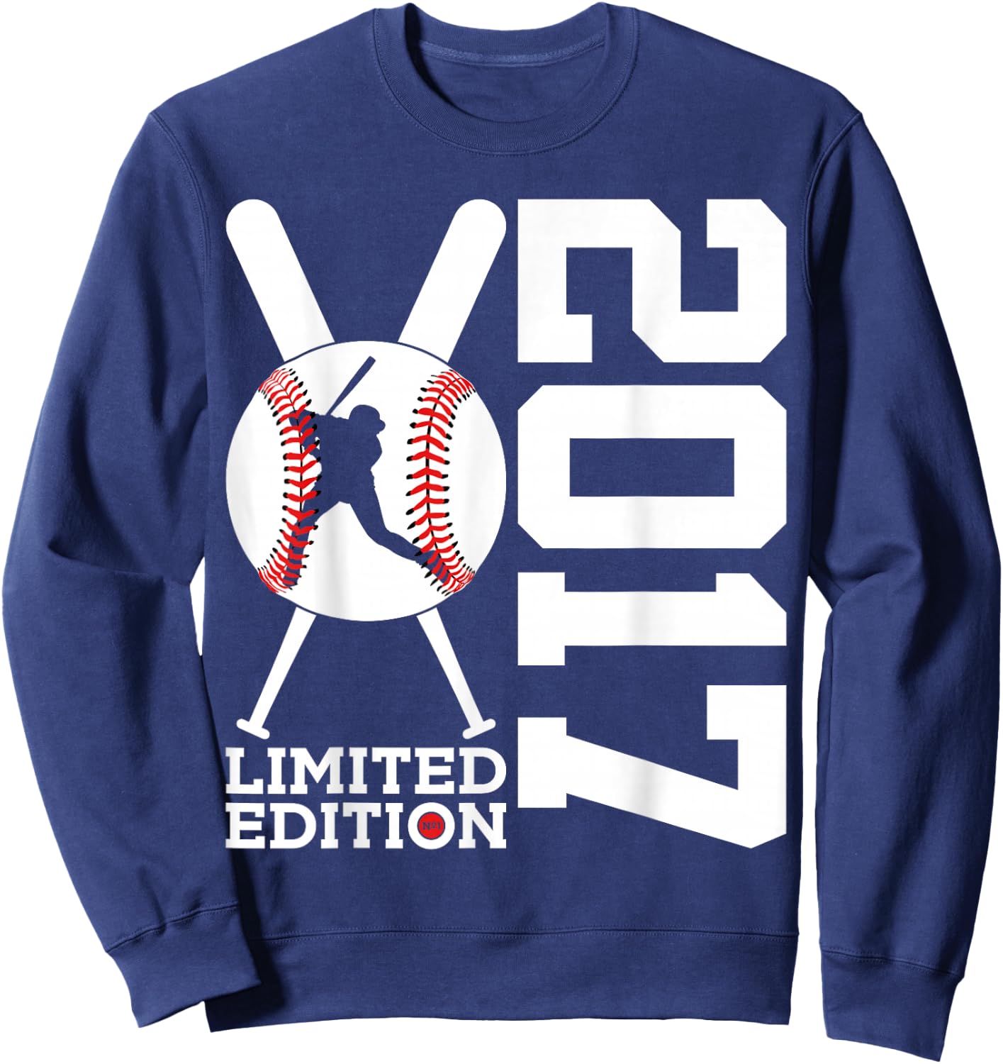 8th BIRTHDAY BASEBALL LIMITED EDITION 2017 Sweatshirt - Sweatshirt | Navy