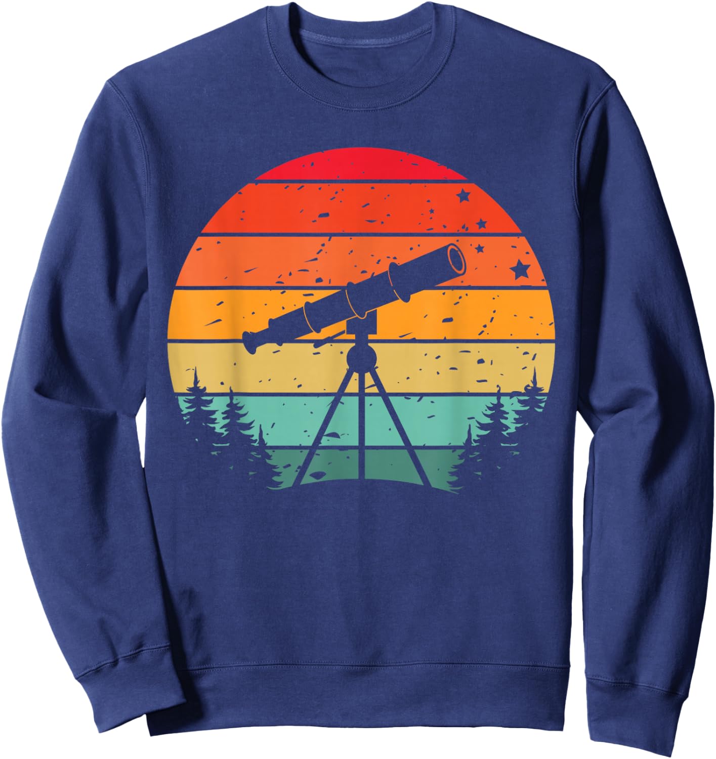 Telescope Astrophotography Telescope Cosmic Photography Sweatshirt - Sweatshirt | Navy