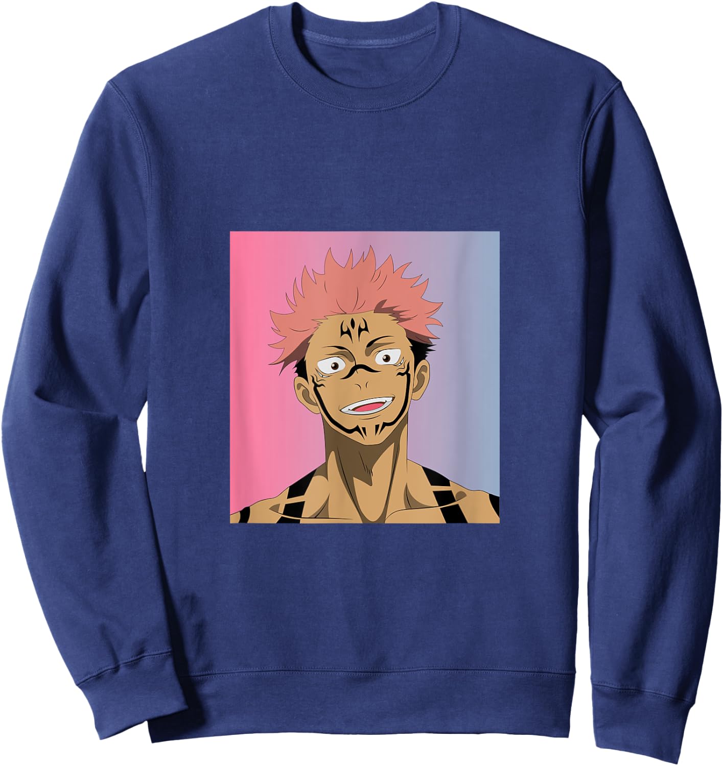 WHITE BEARD Art Sakuna Anime Game , -Adults Kids, Black, Small Sweatshirt - Sweatshirt | Navy