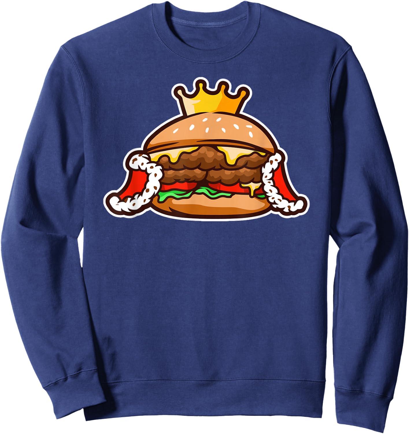 King Burger Sweatshirt - Sweatshirt | Navy