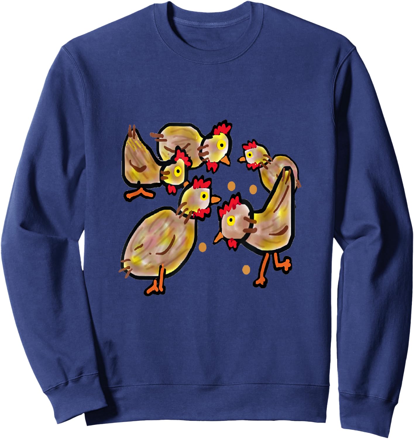 Chickens Sweatshirt - Sweatshirt | Navy