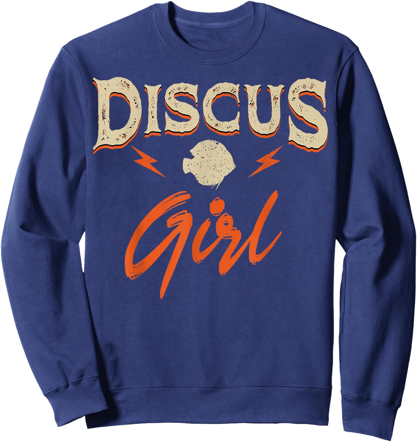 Discus Fish Girl Fishkeeper Breeder Aquarist Ichthyologist Sweatshirt - Sweatshirt | Navy