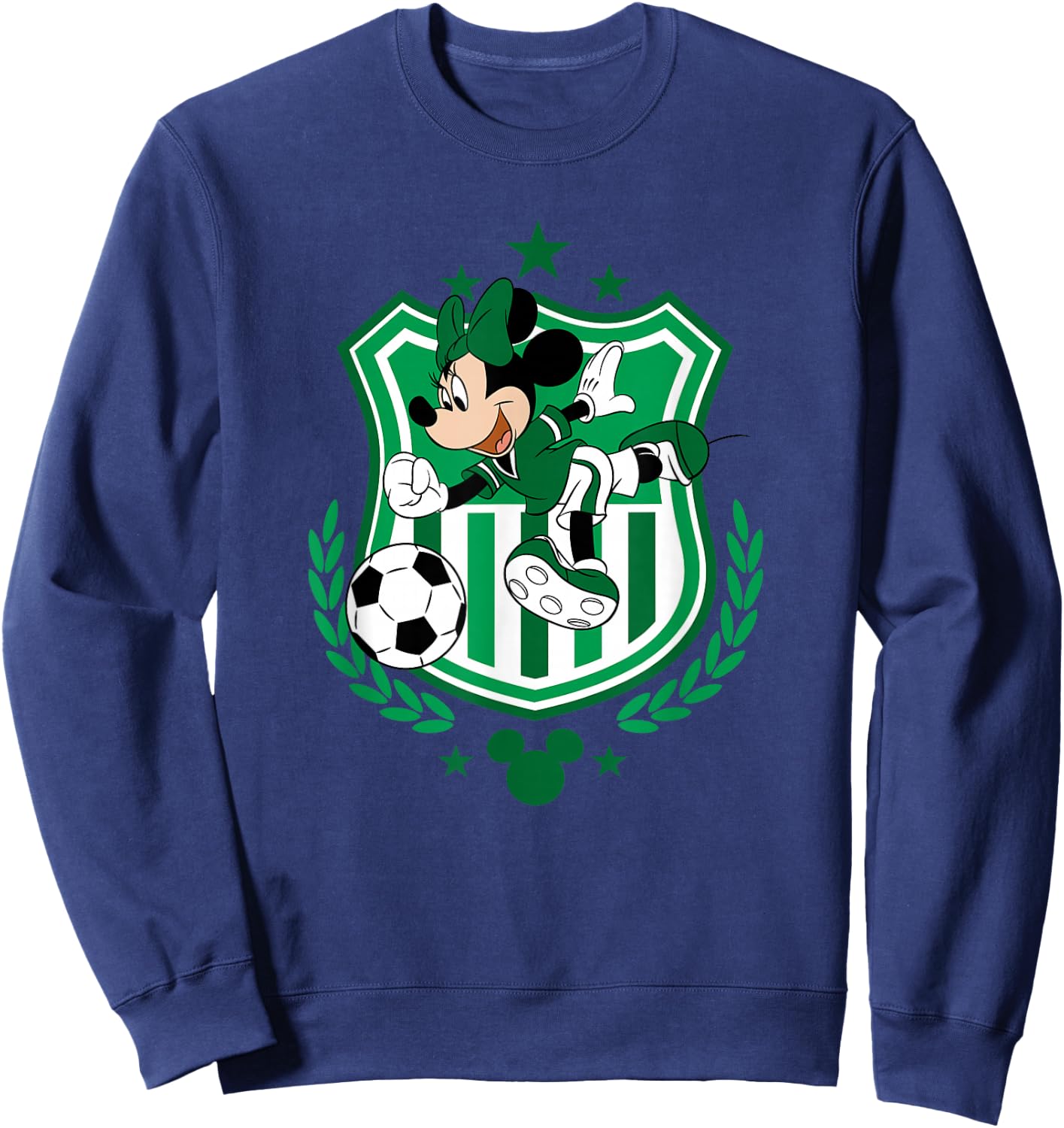 Disney Minnie Mouse Green Team Sports Soccer Sweatshirt - Sweatshirt | Navy