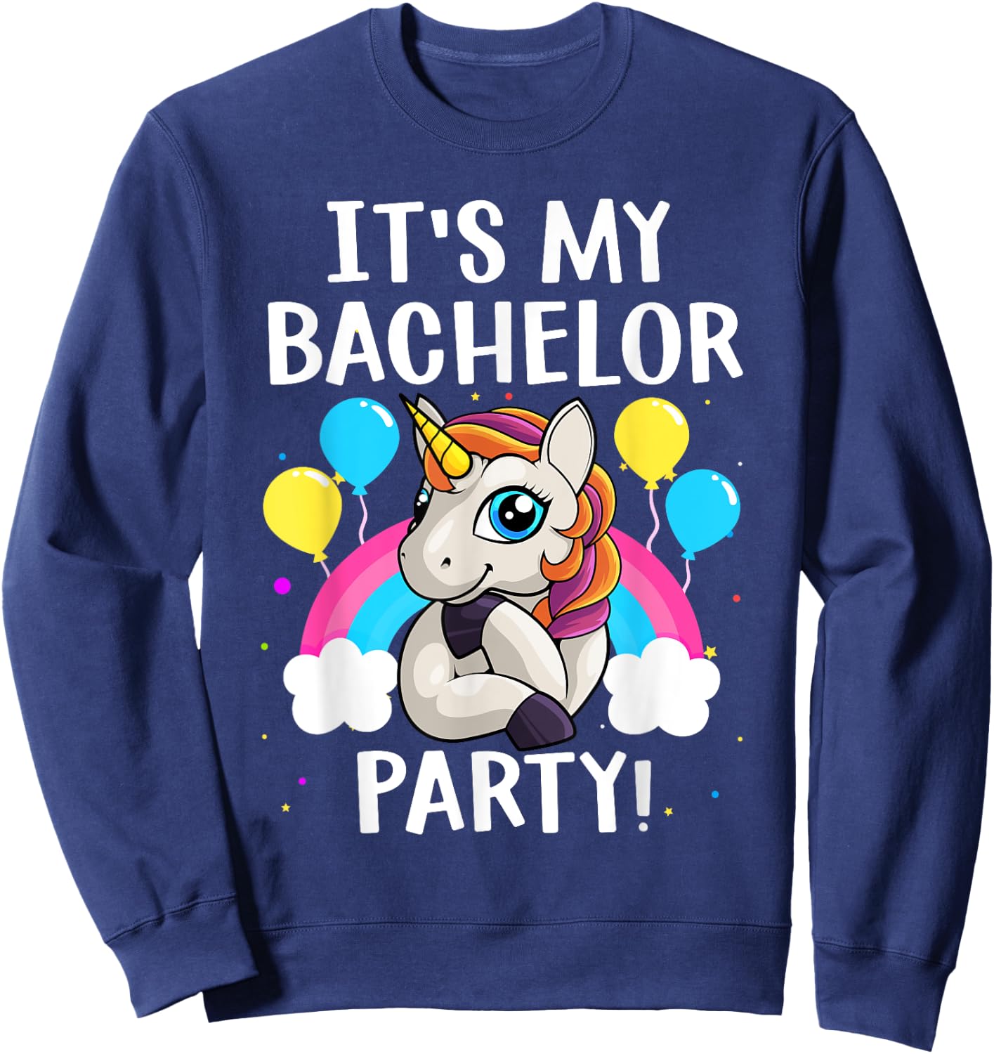 Cool Bachelor Party Art Boys Groom Wedding Marriage Sweatshirt - Sweatshirt | Navy