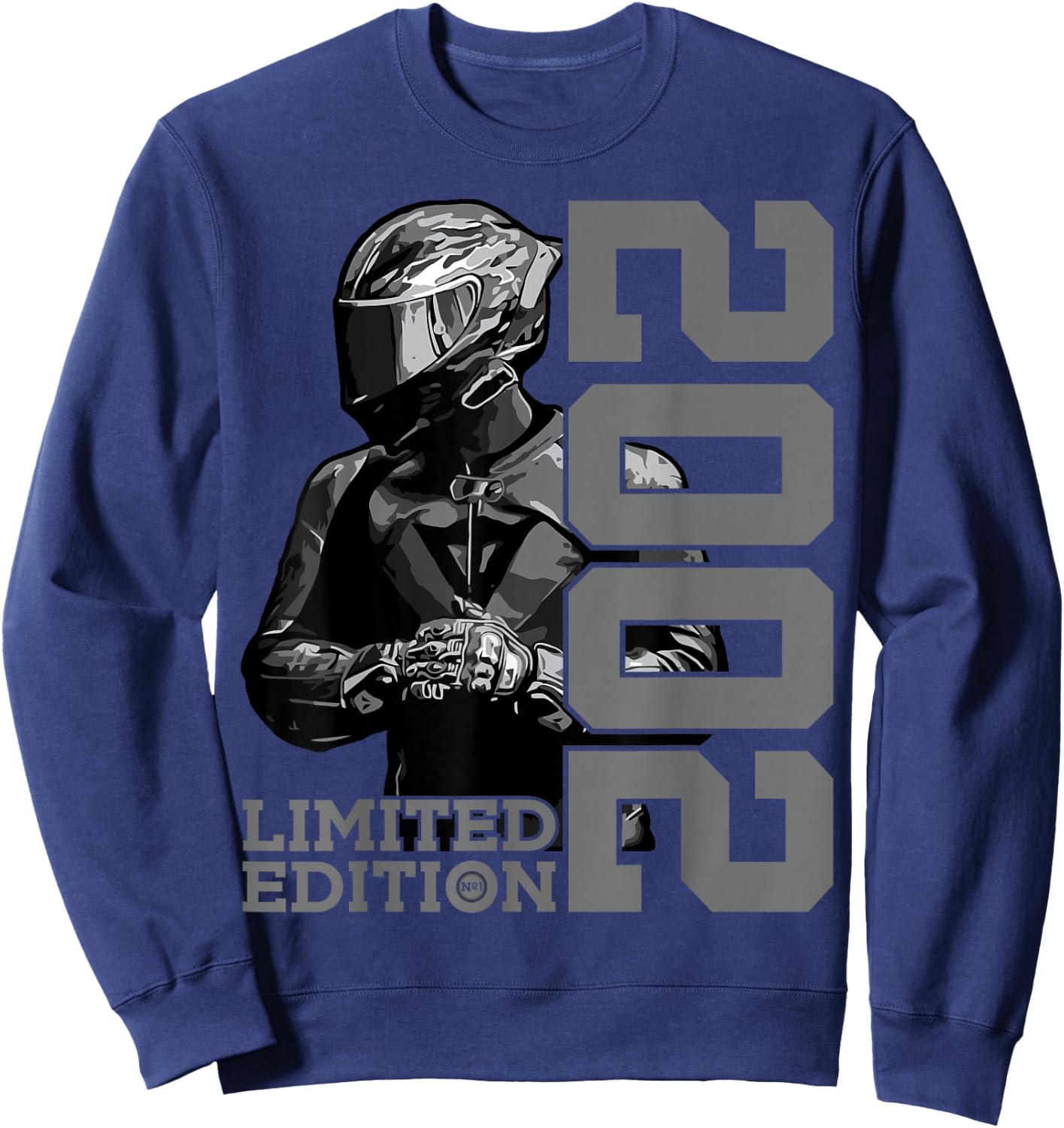Limited Edition 2002 BIKER MOTORCYCLE 23rd BIRTHDAY Sweatshirt - Sweatshirt | Navy