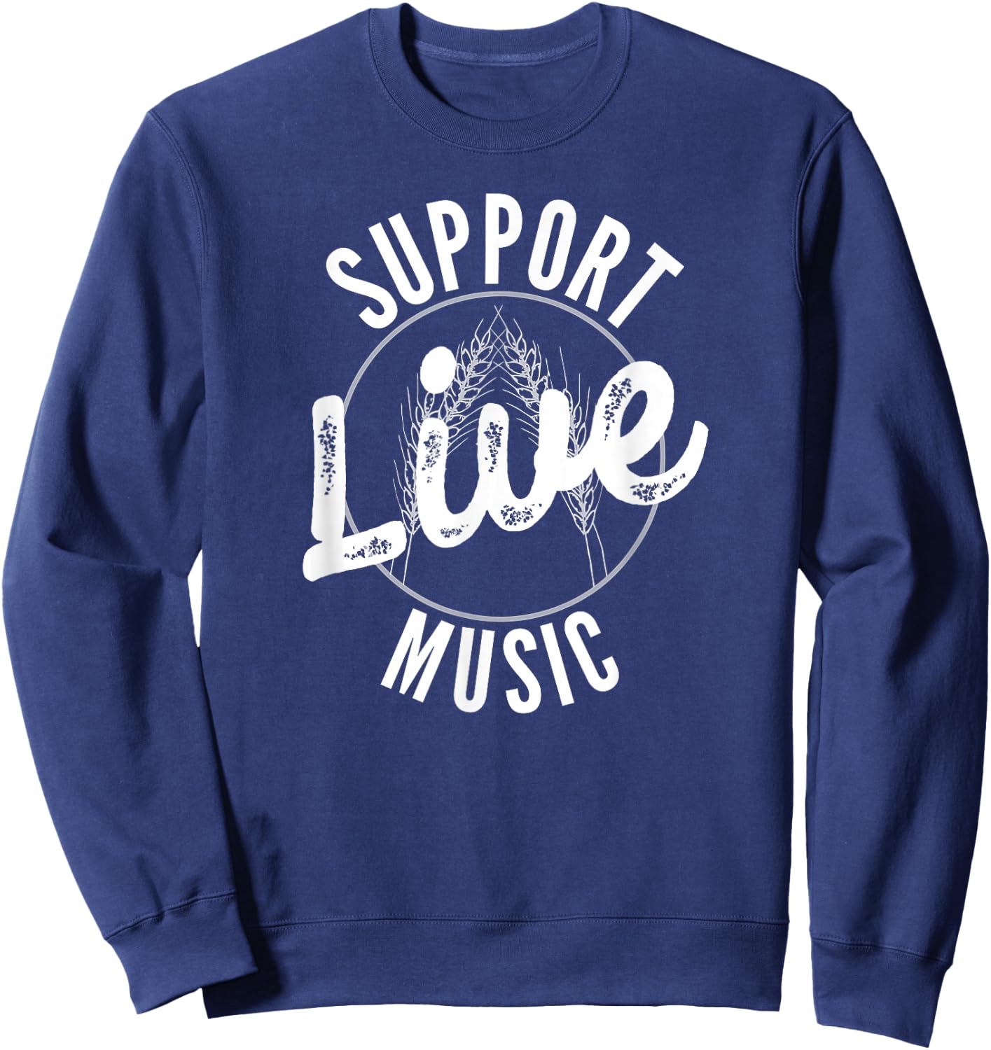 Support Live Music Sweatshirt - Sweatshirt | Navy
