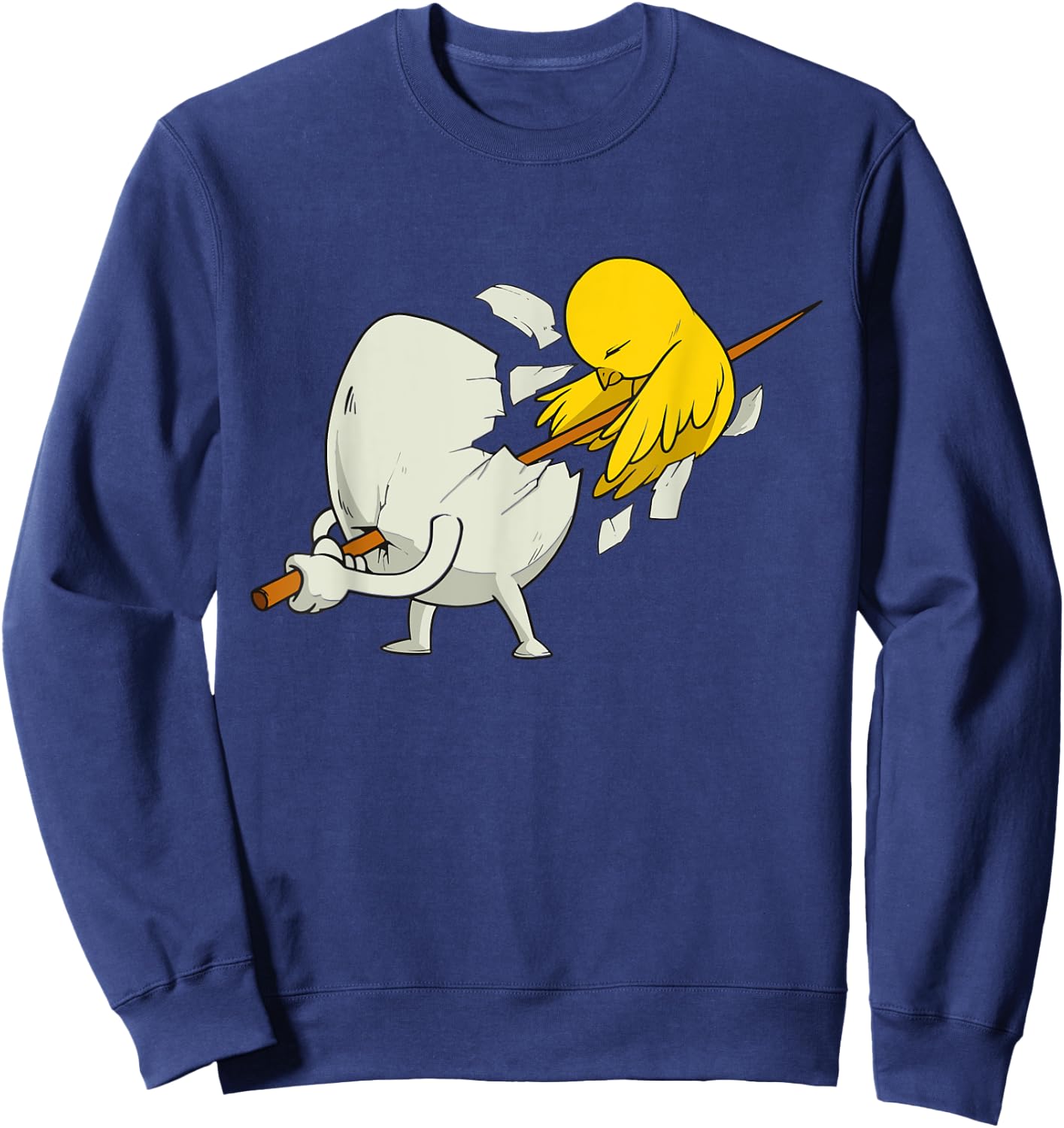 Bird And Eggs Breakfast Eggs Sweatshirt - Sweatshirt | Navy