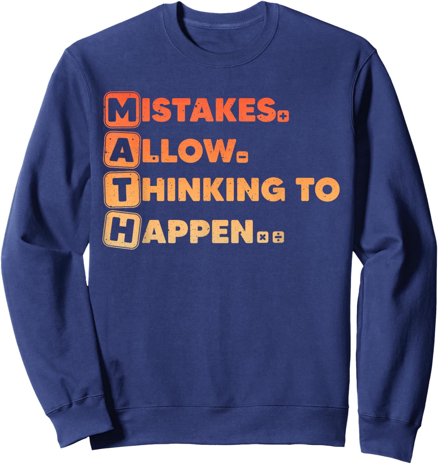 Best Math Art Women Calculus Algebra Math Geek Lover Sweatshirt - Sweatshirt | Navy